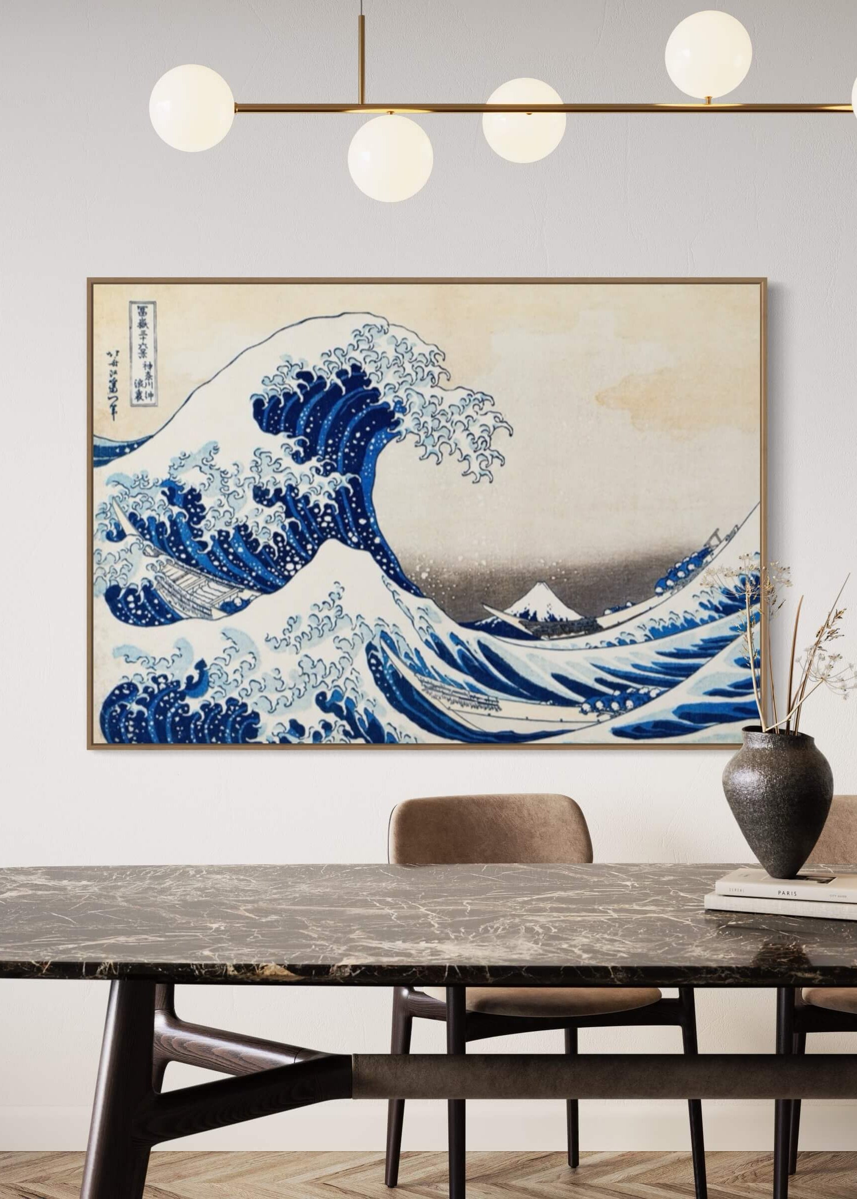The Great Wave off Kanagawa - blå