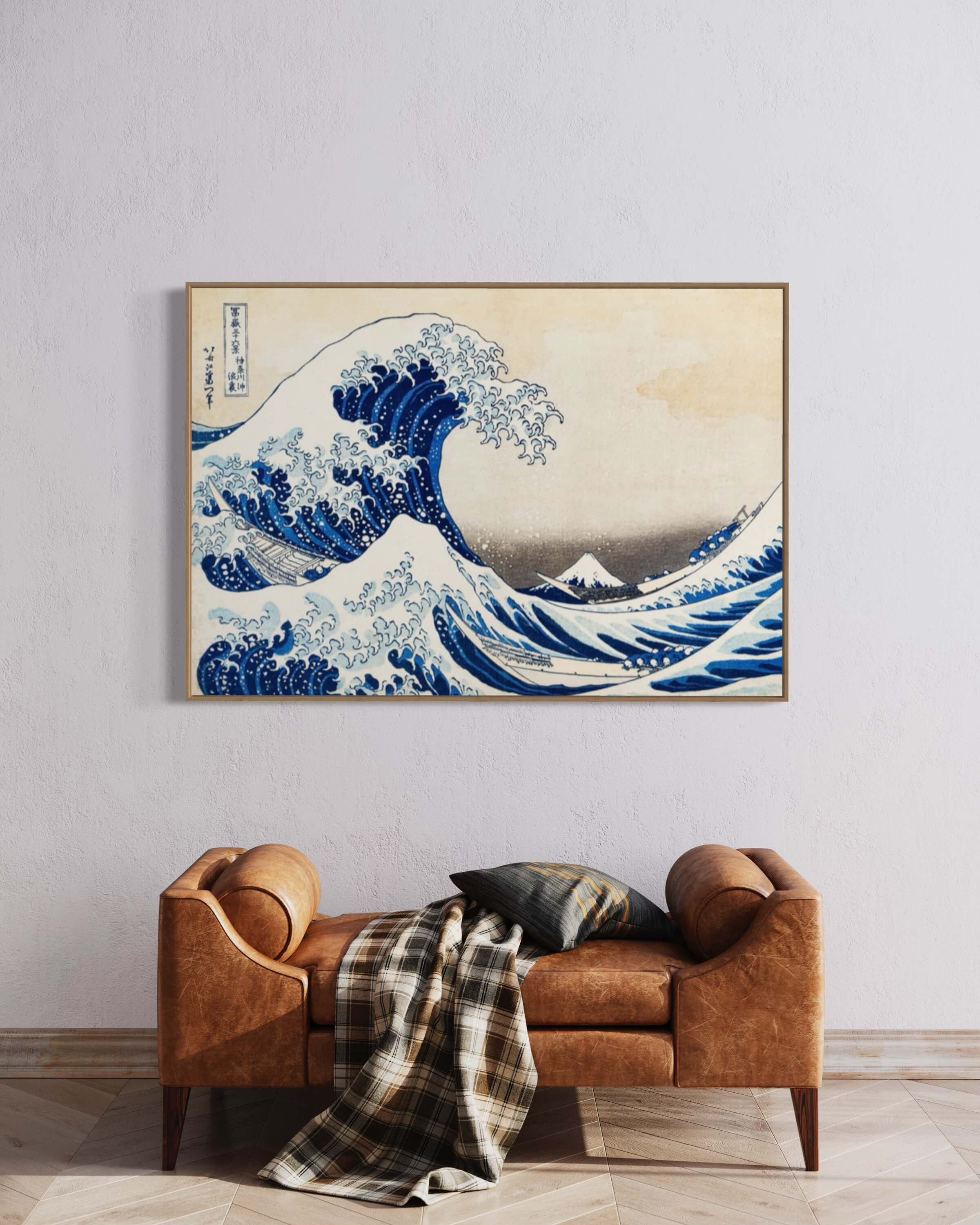 The Great Wave off Kanagawa - blå