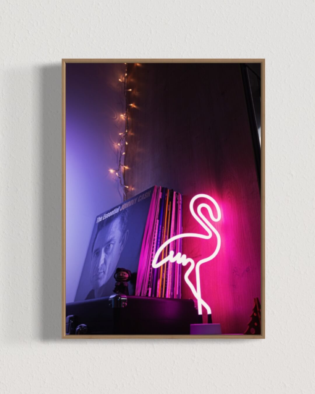 Flamingo i neon