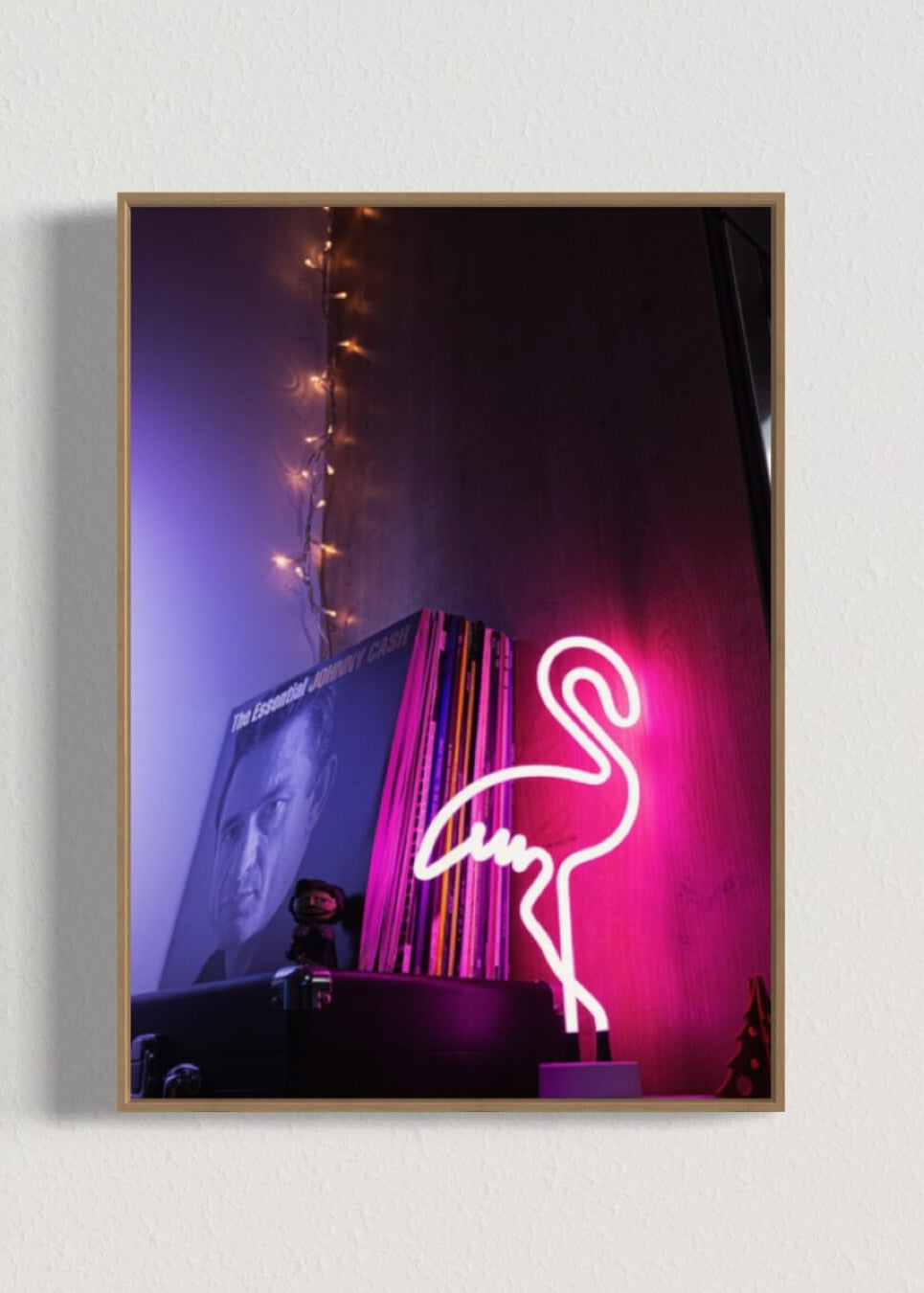 Flamingo i neon