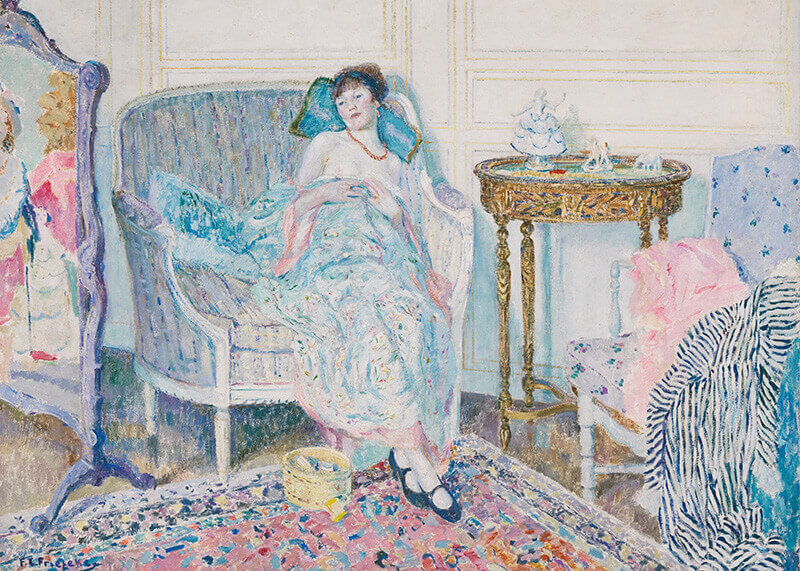 In the Boudoir by Frederick Carl Frieseke