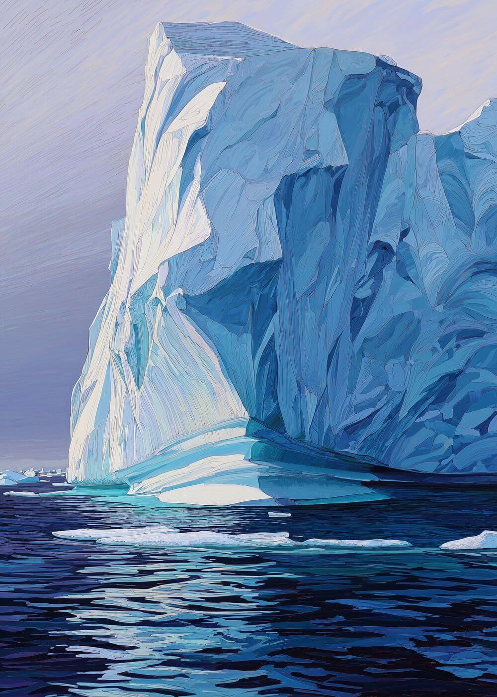 Isbjergets krumninger