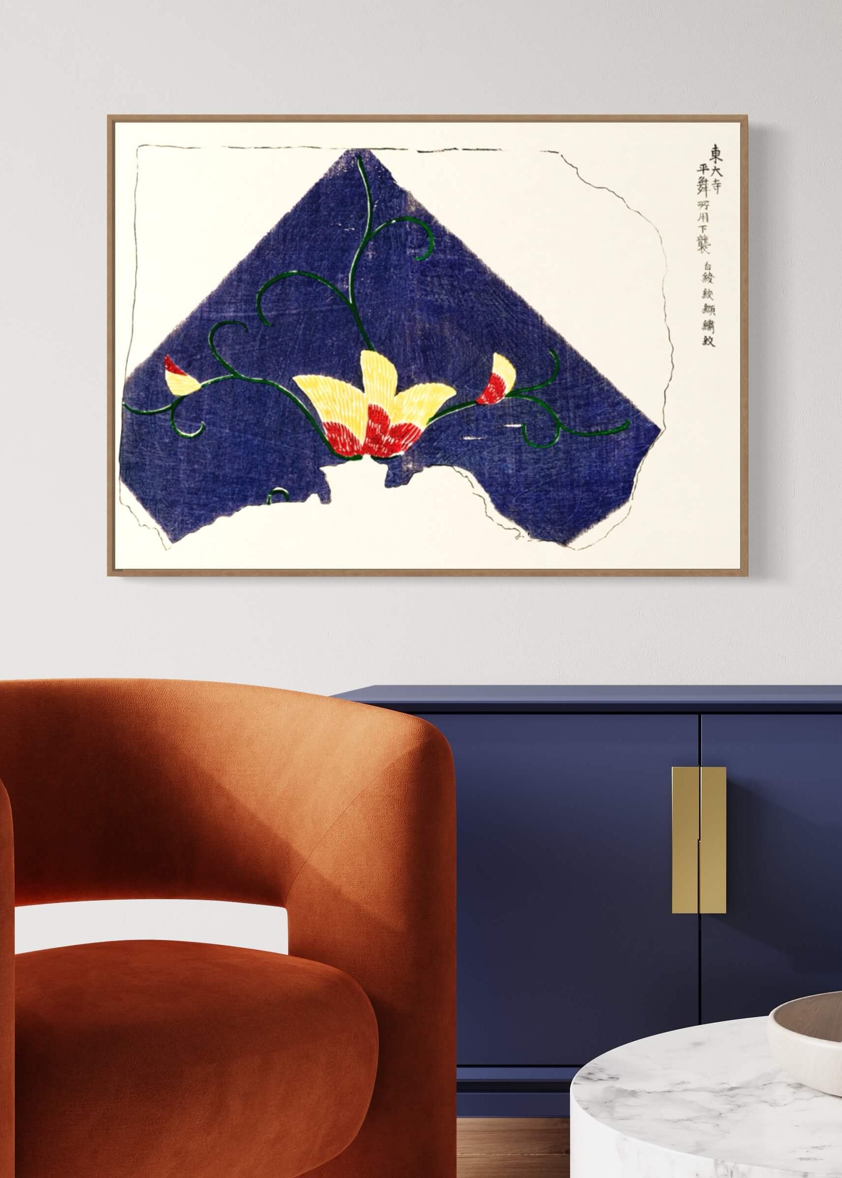 Japansk mønster med blomst