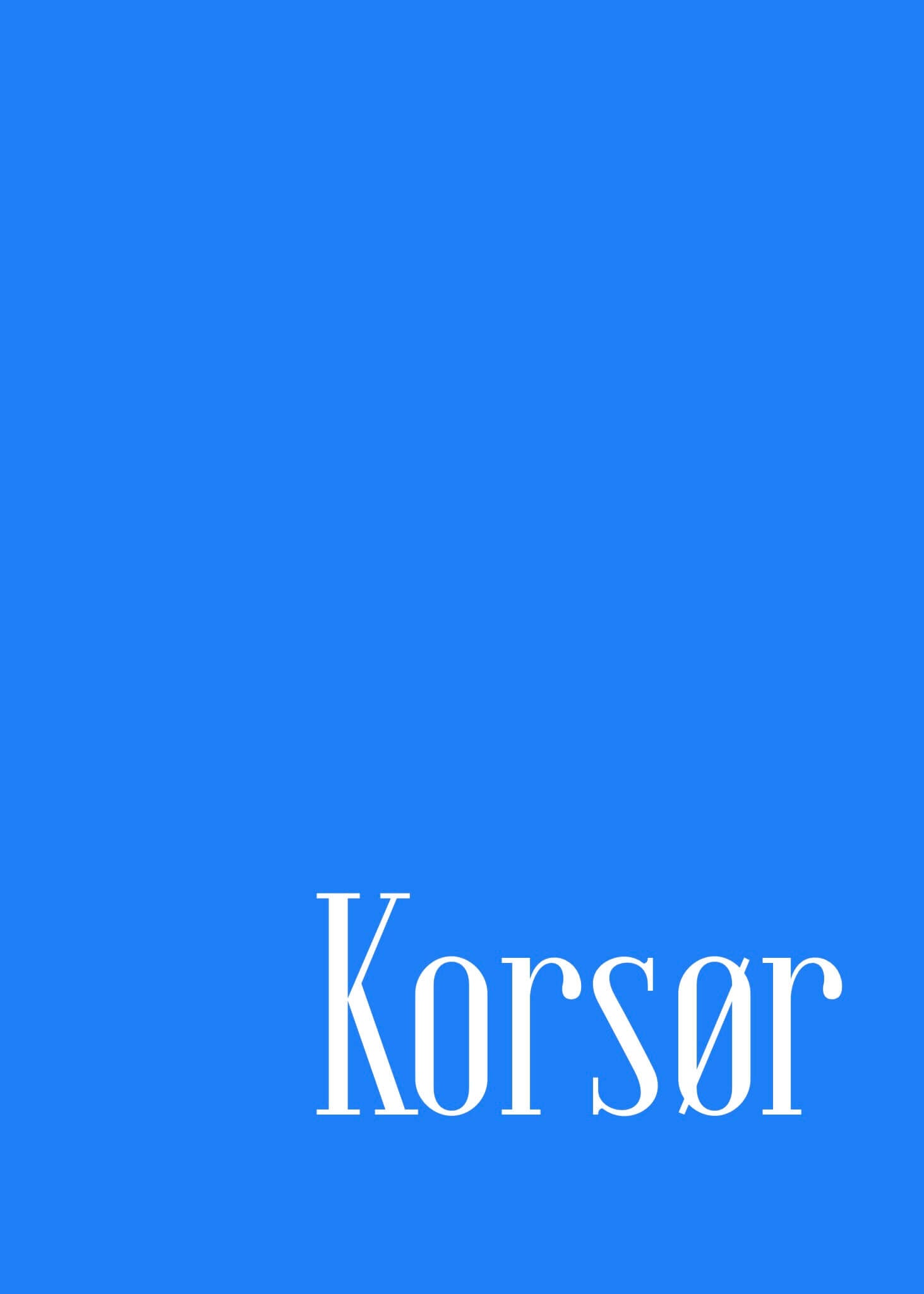 Korsør byplakat