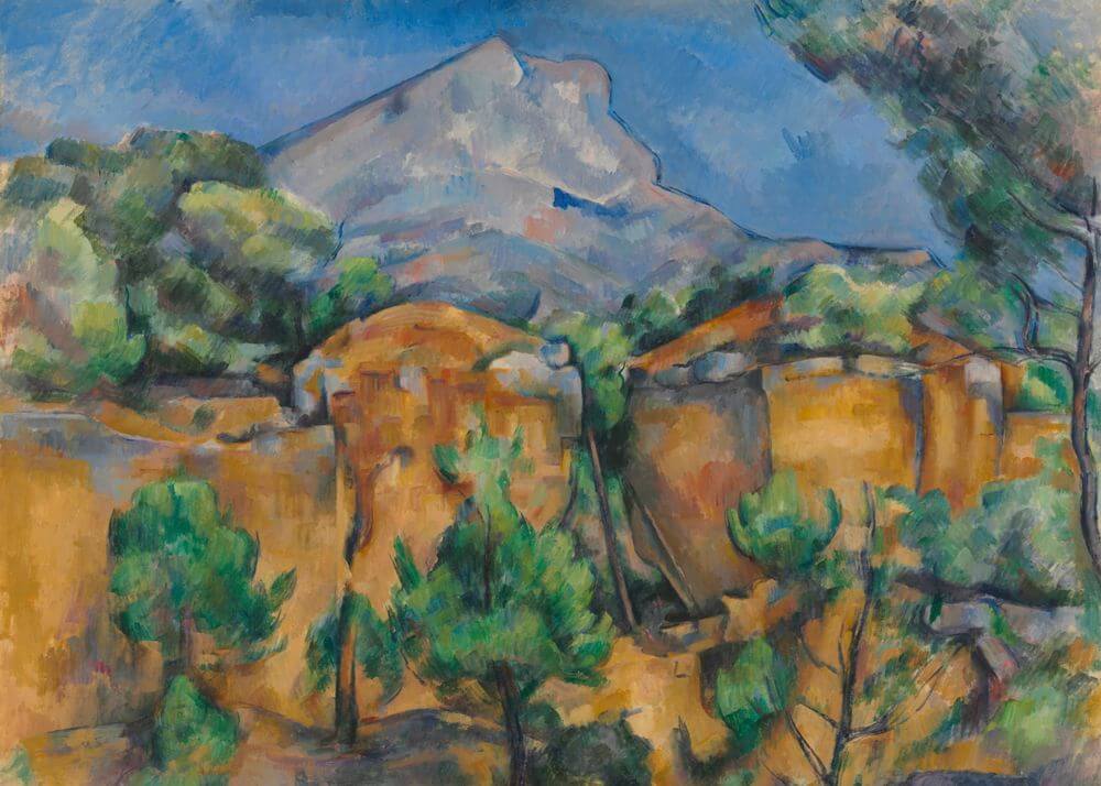 La Montagne Sainte-Victoire vue de la carriare Bibamus
