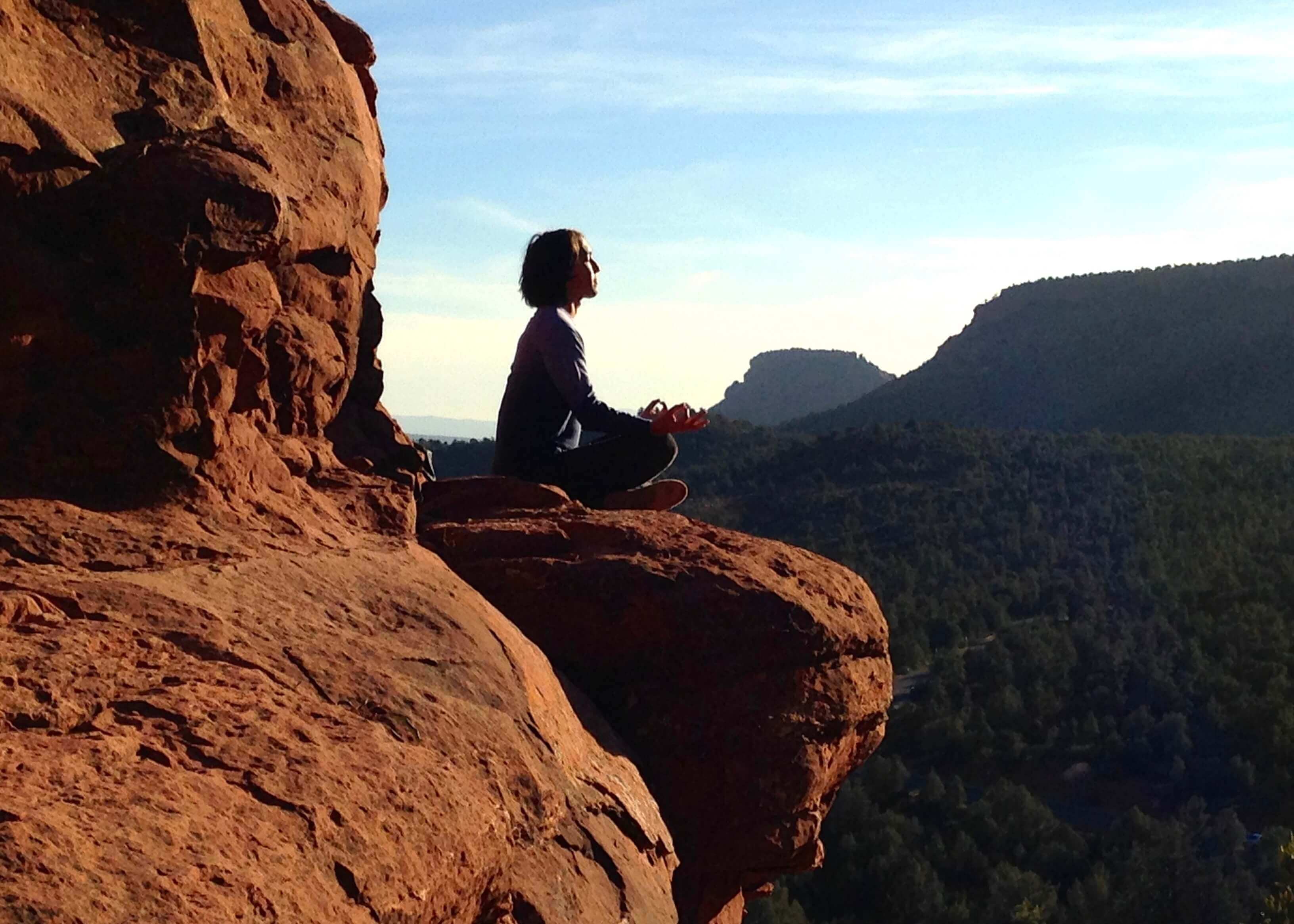 Meditation på klippen