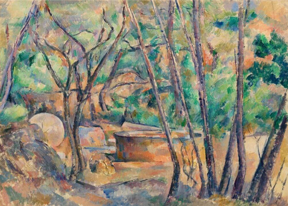 Millstone and Cistern under Trees (La Meule et citerne en sous-bois) (ca. 1892â1894)