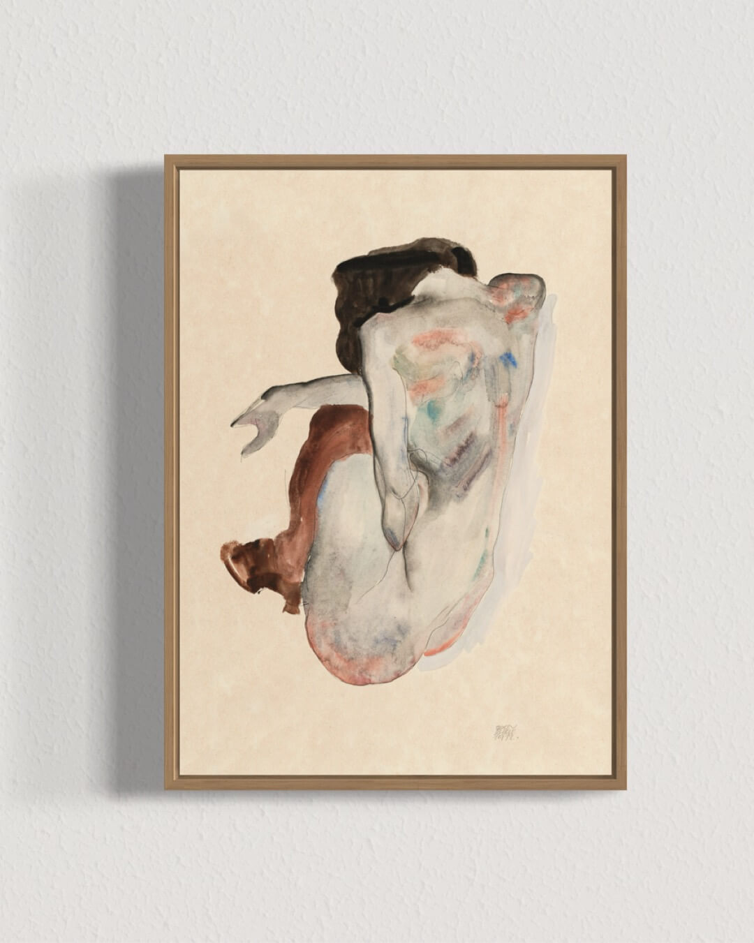 Naked lady af Egon Schiele