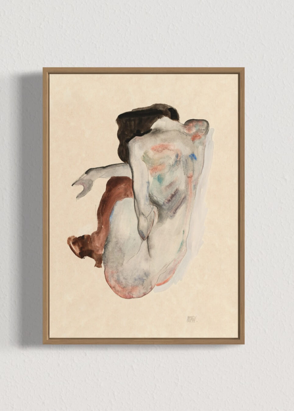 Naked lady af Egon Schiele