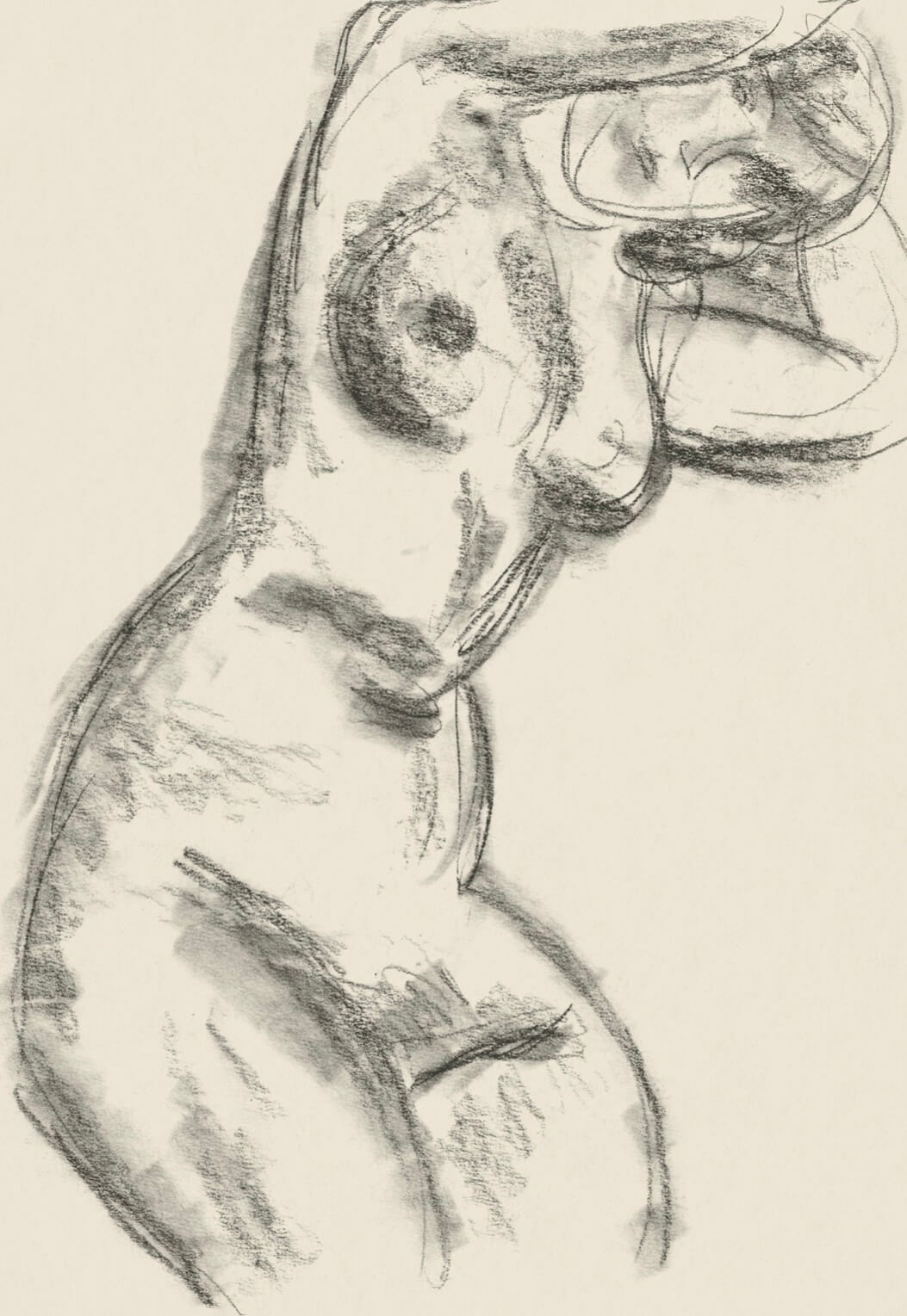 Nøgen kvinde af Leo Gestel