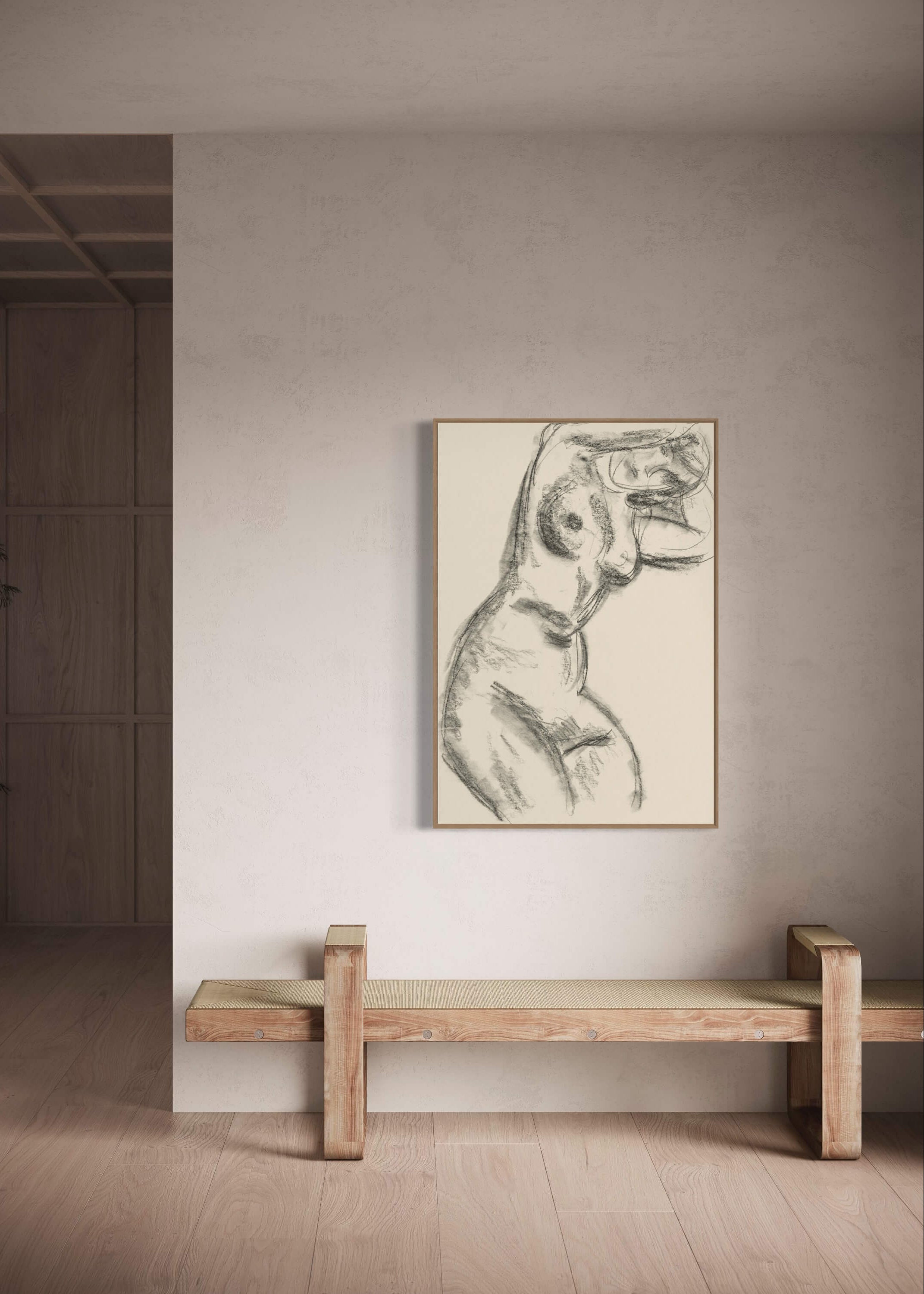 Nøgen kvinde af Leo Gestel