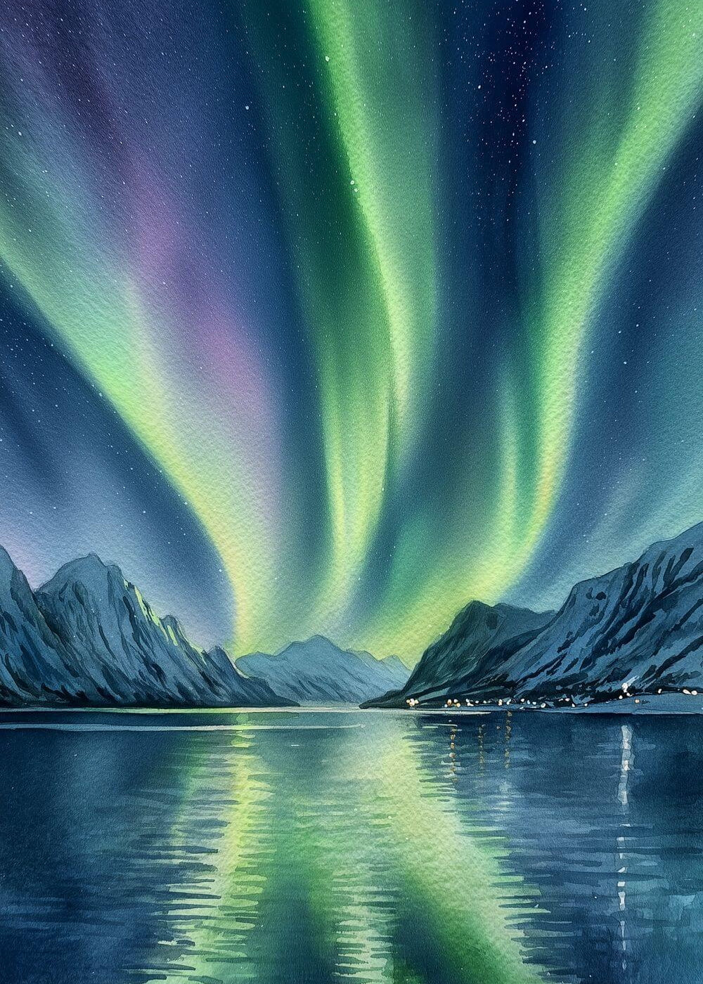 Nordlys på Grønland