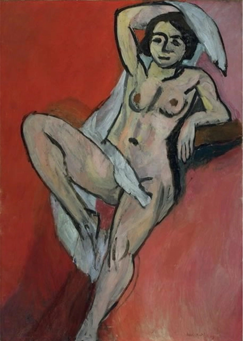 Nude with a White Scarf