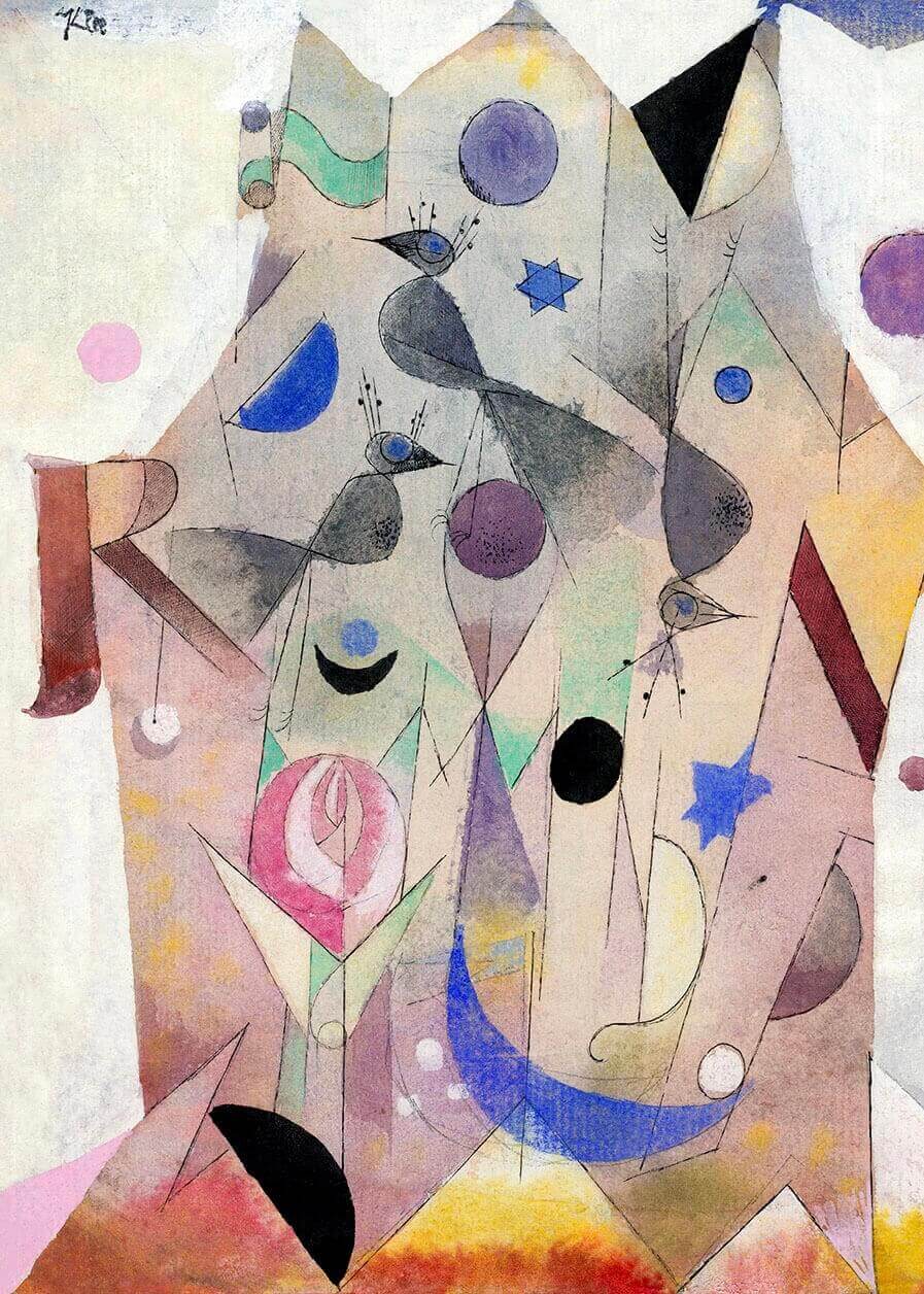 Abstrakt Harmoni Billedvæg