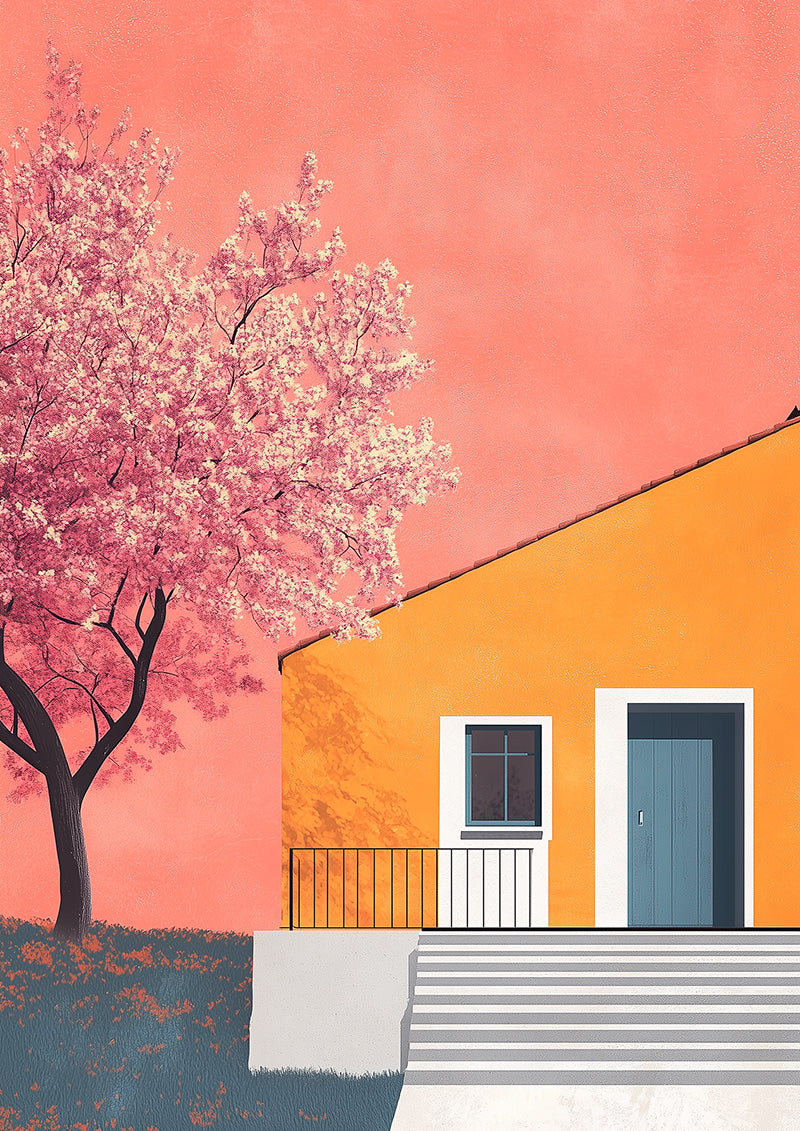 Pink Orange Spring