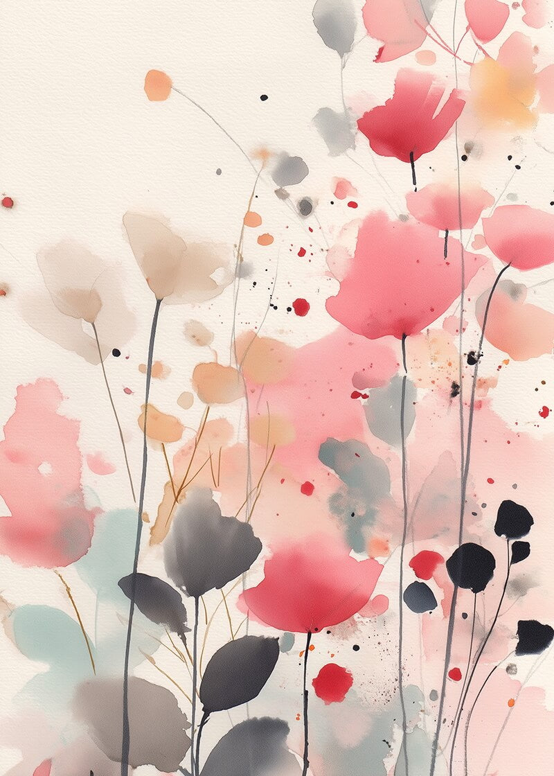 Pink Watery Flower