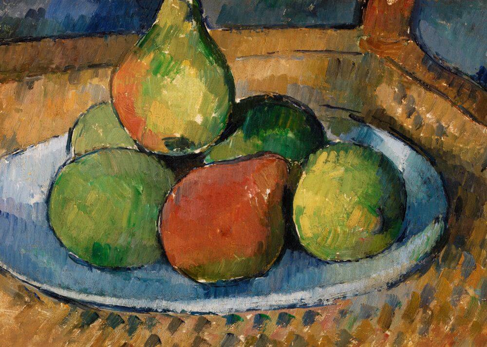 Plate of Fruit on a Chair