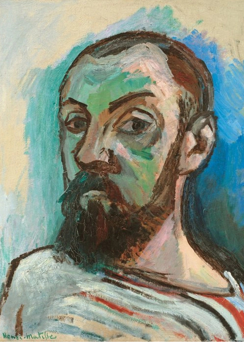 Self-Portrait in a Striped T-shirt (1906)