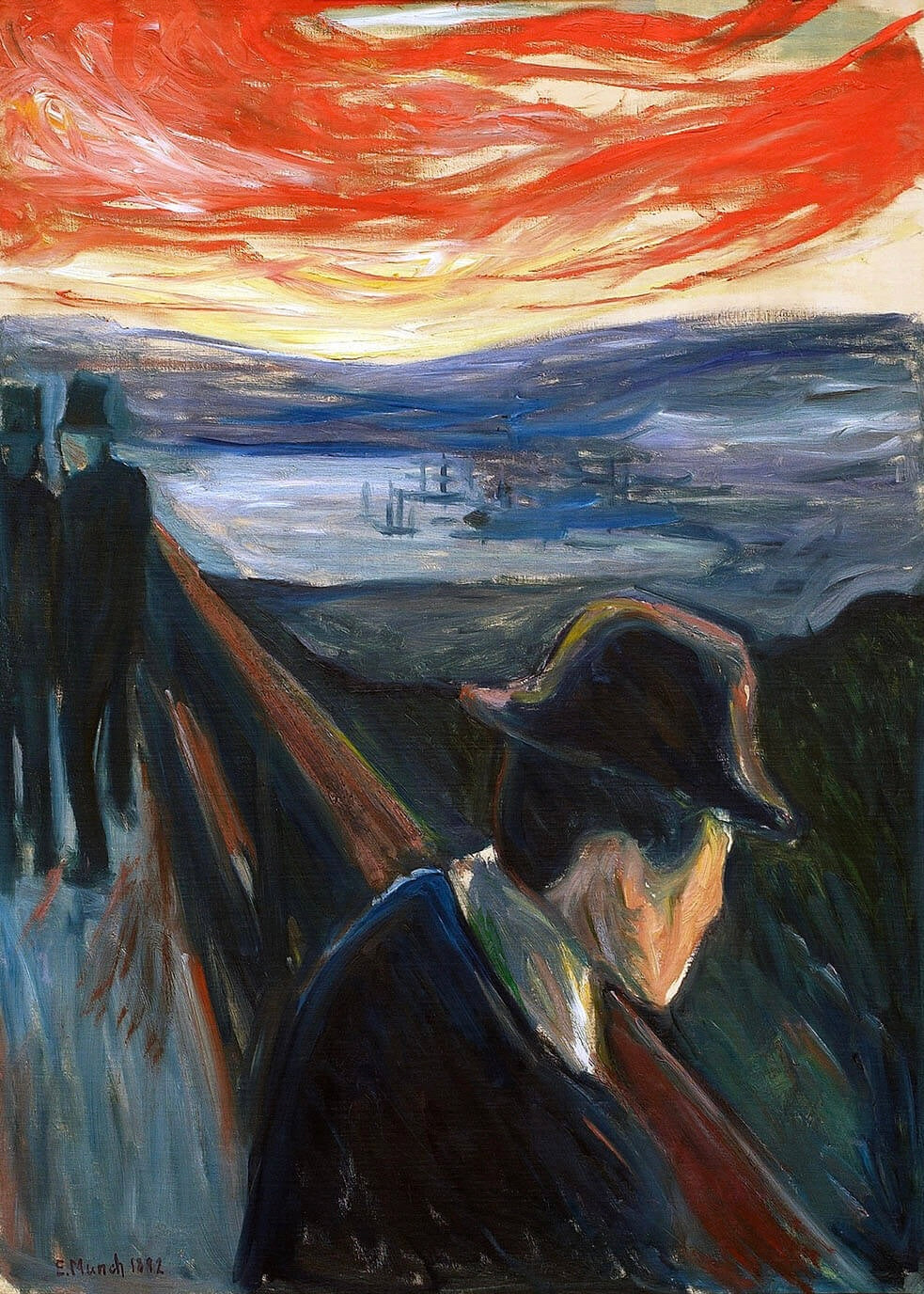 Sick Mood at Sunset Despair - Edvard Munch