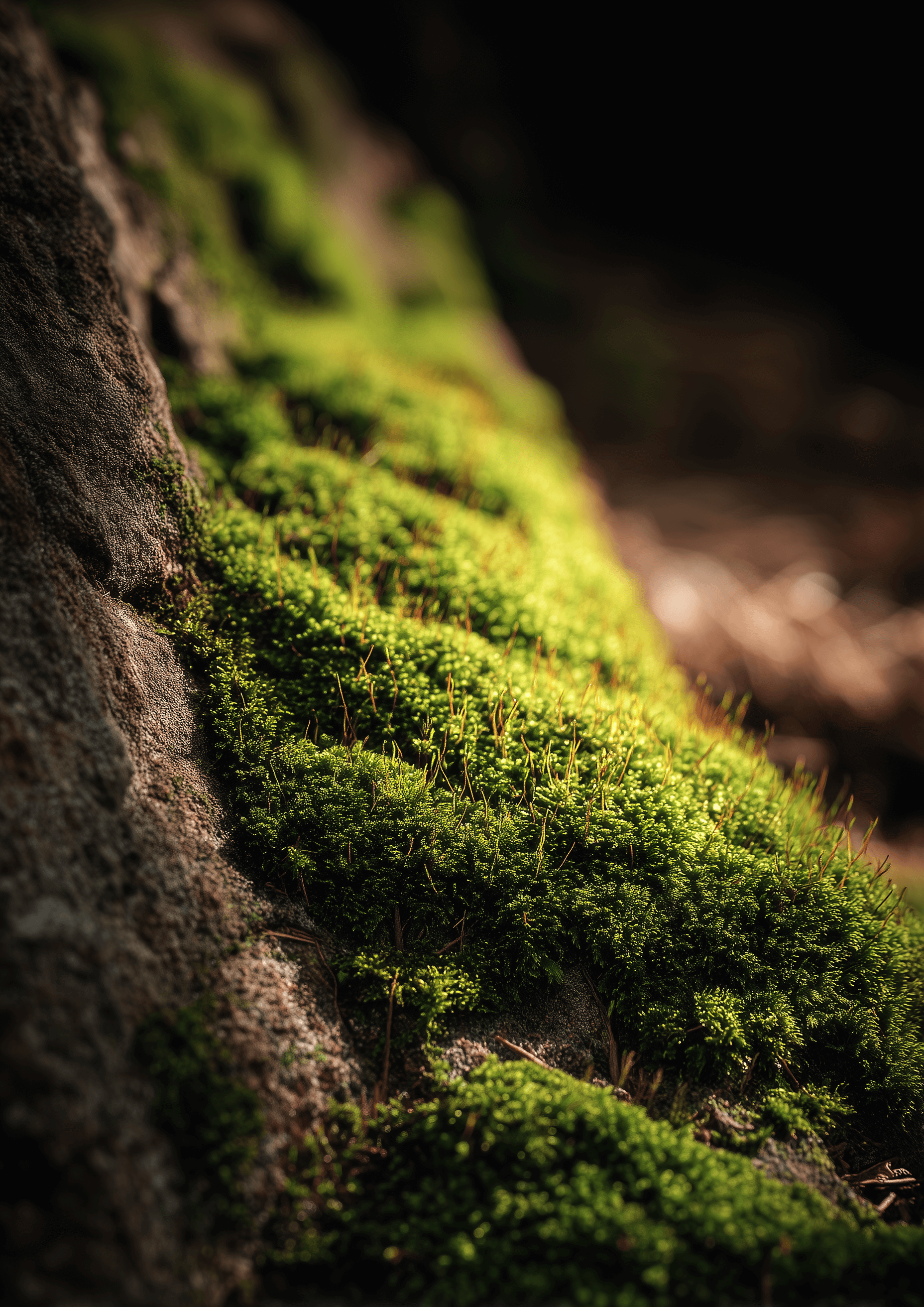 Solens krafter i mosset