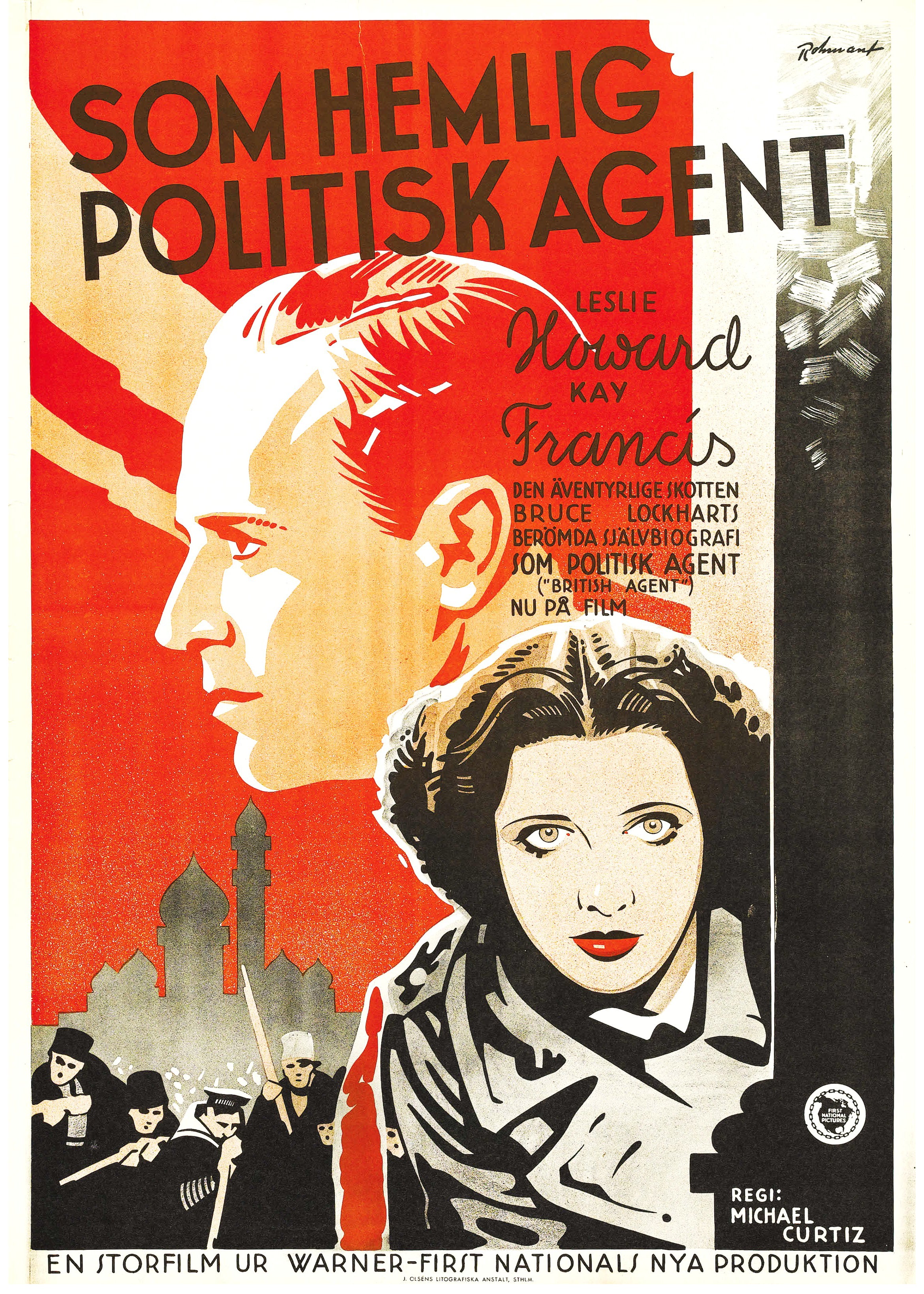 Som Hemlig Politisk Agent (1934)