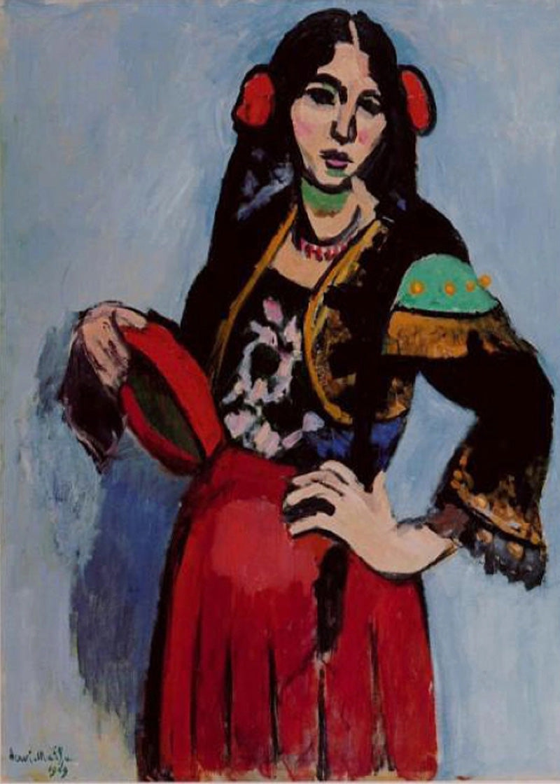 Spanish Woman with a Tambourine