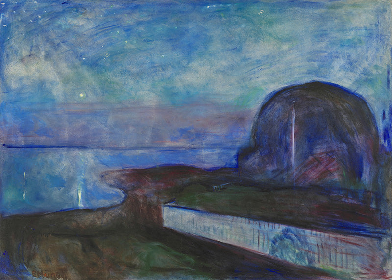 Starry Night - edvard Munch