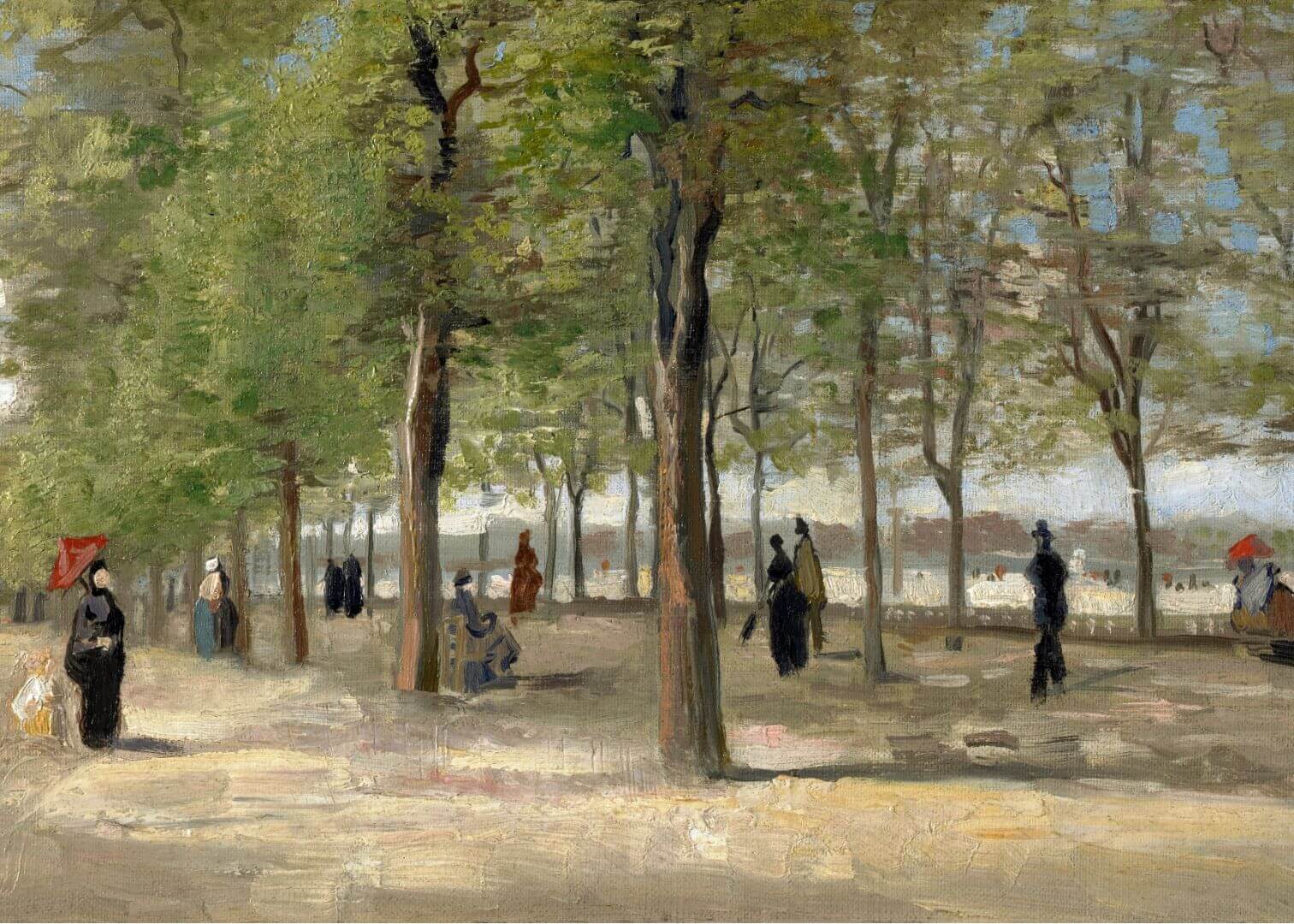 Terrace in the Luxembourg Gardens (1886)