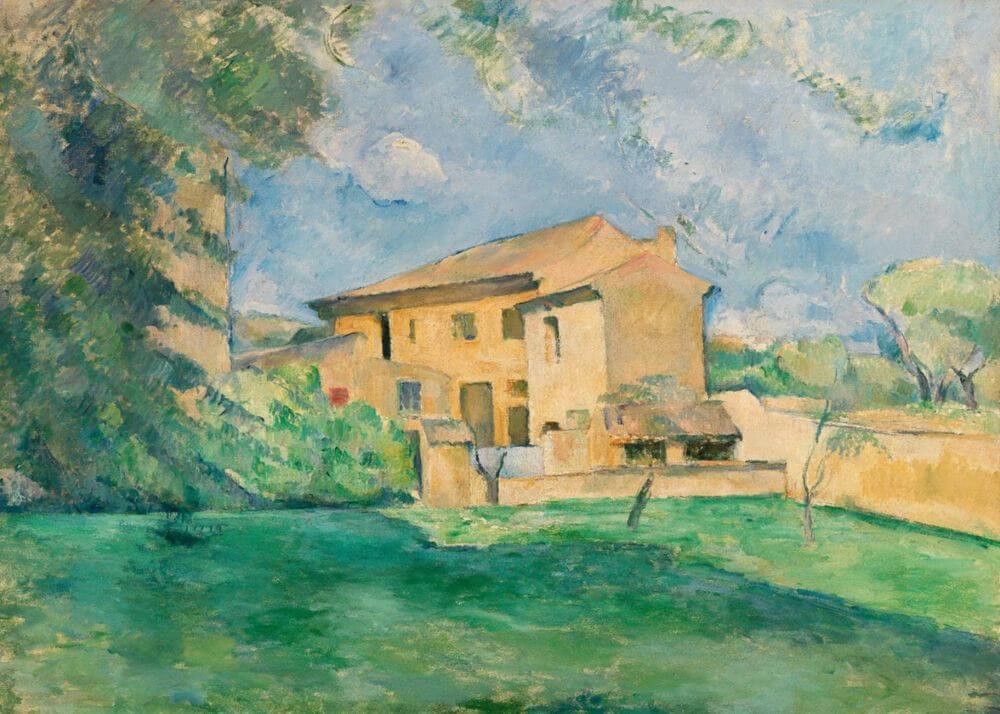 The Farm at the Jas de Bouffan (La Ferme au Jas de Bouffan) (ca. 1887)