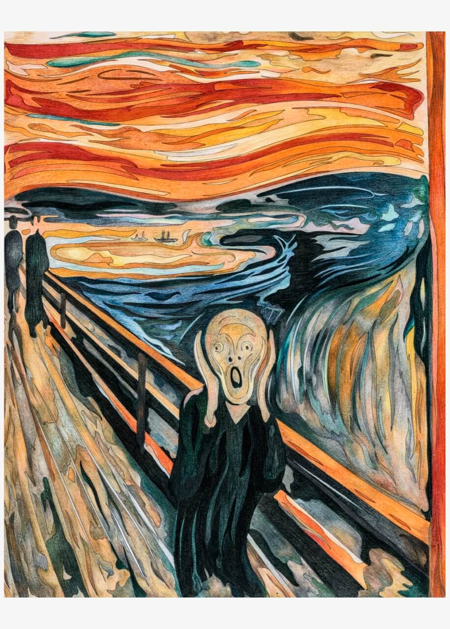 Skriget af Edvard Munch