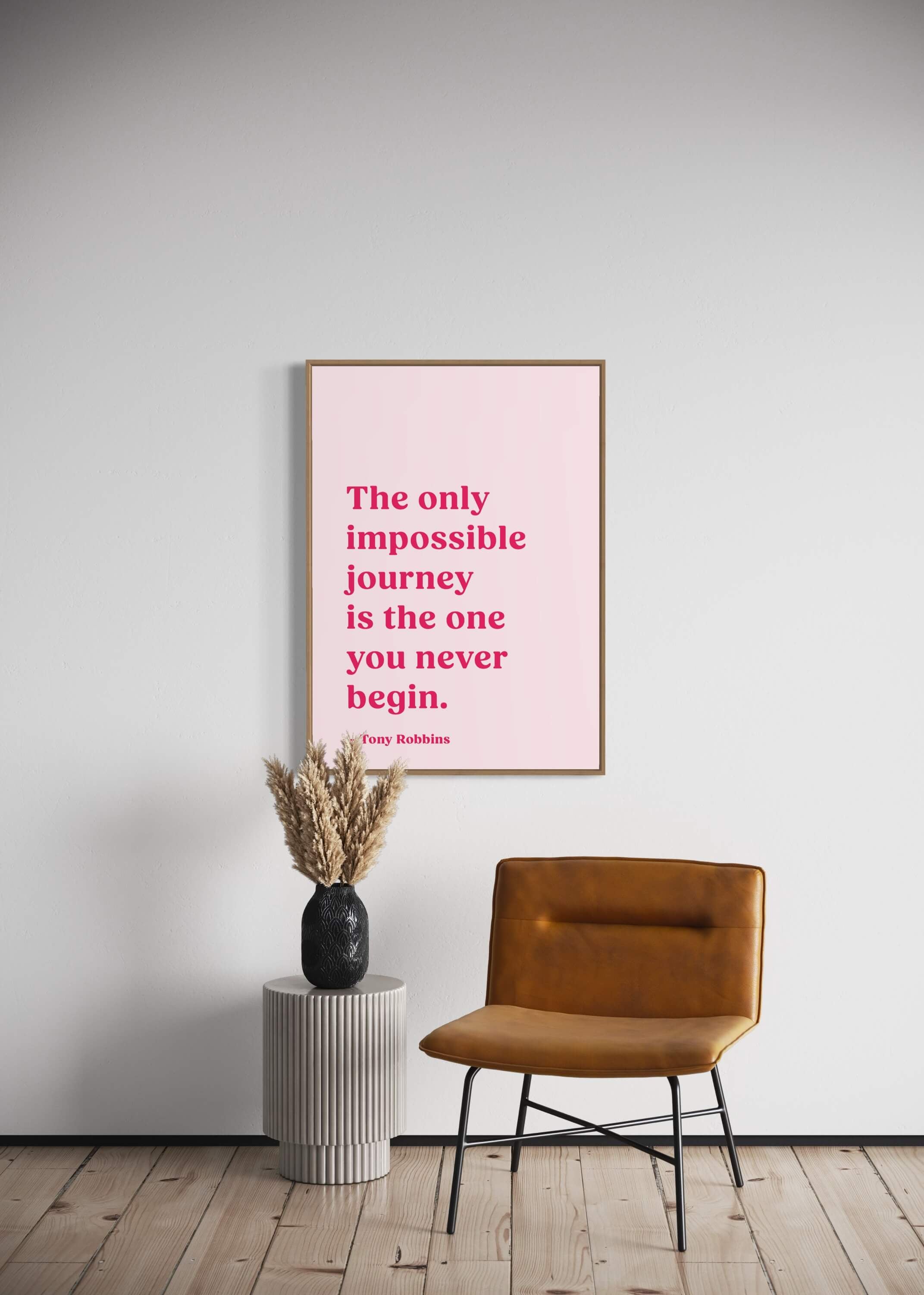The only impossible journey - pink