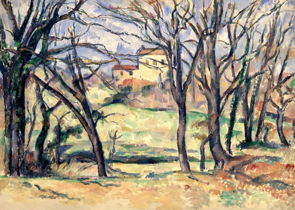 Trees and Houses Near the Jas de Bouffan II (1885â1886)