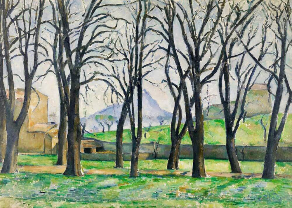 Trees and Houses Near the Jas de Bouffan (1885â1886)