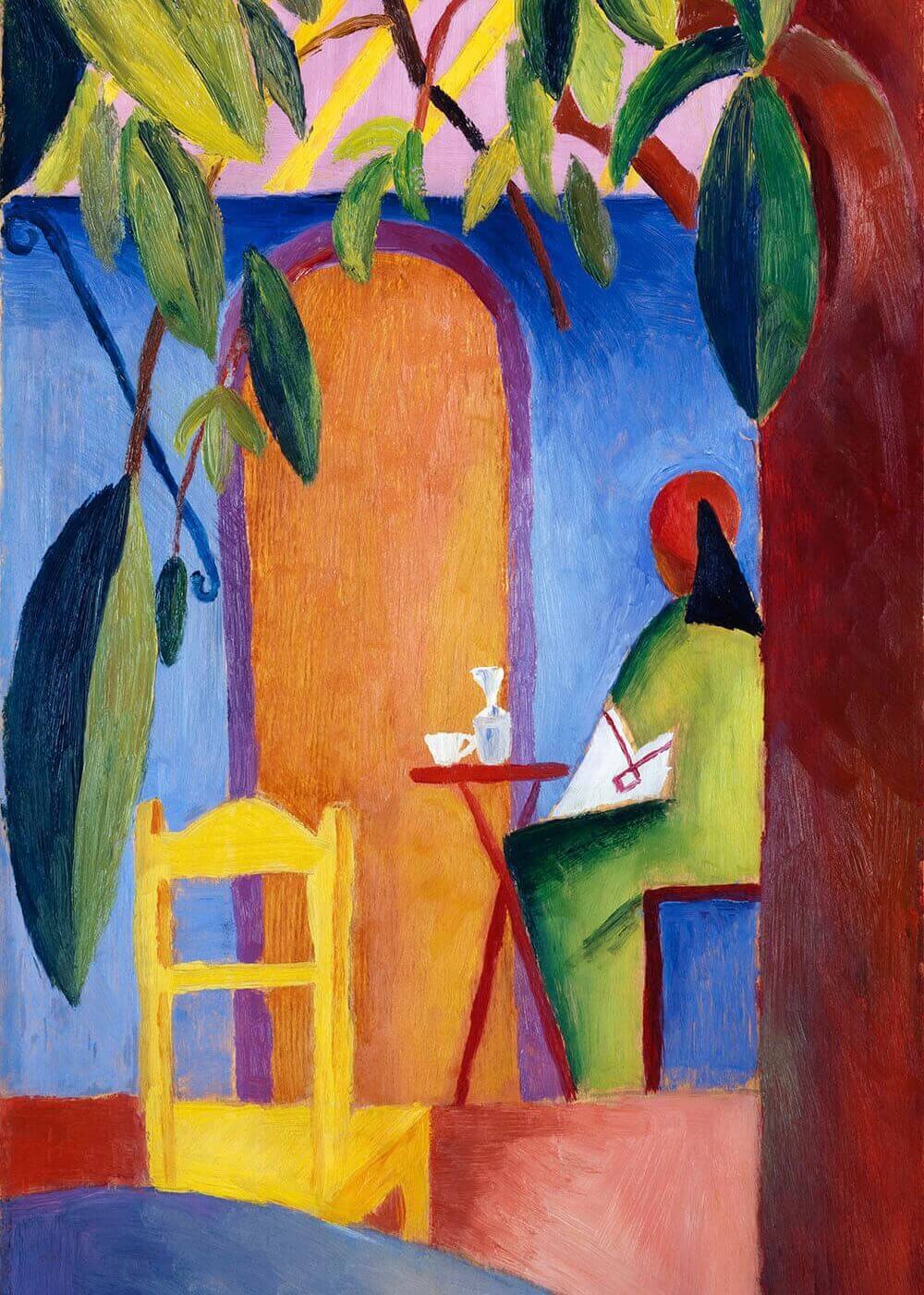 Tyrkisk Café af August Macke