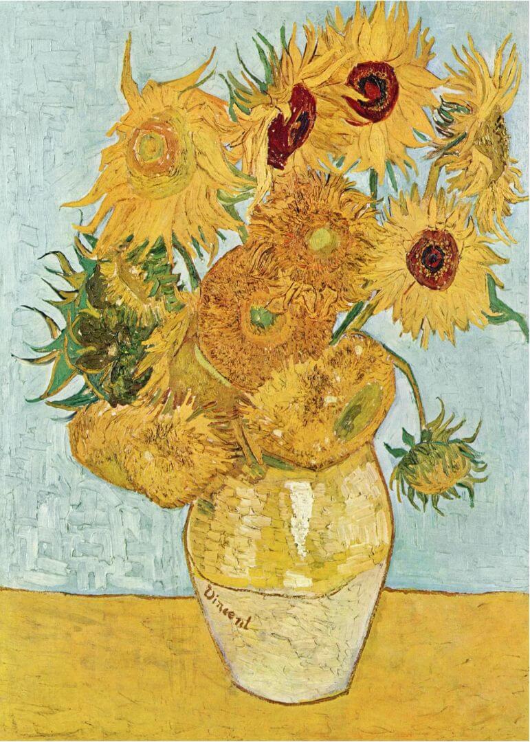 Vase with Twelve Sunflowers III (1888–1889)