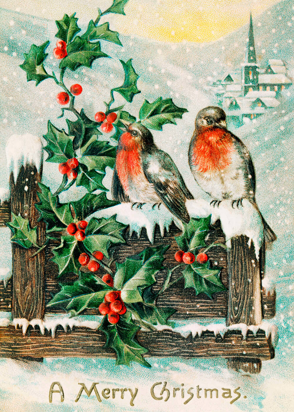 Vintage Christmas Postcard 1906