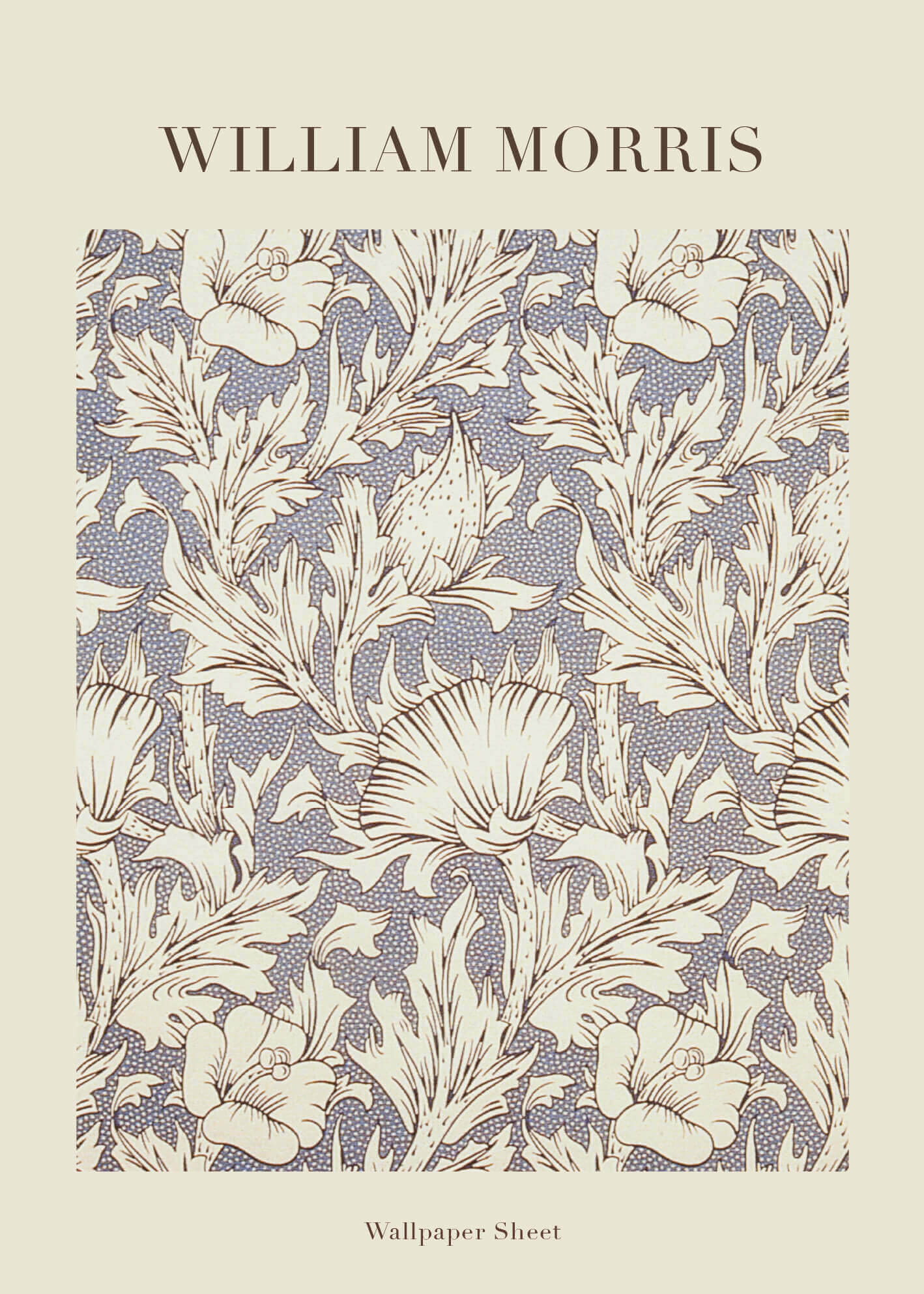 Wallpaper sheet af William Morris