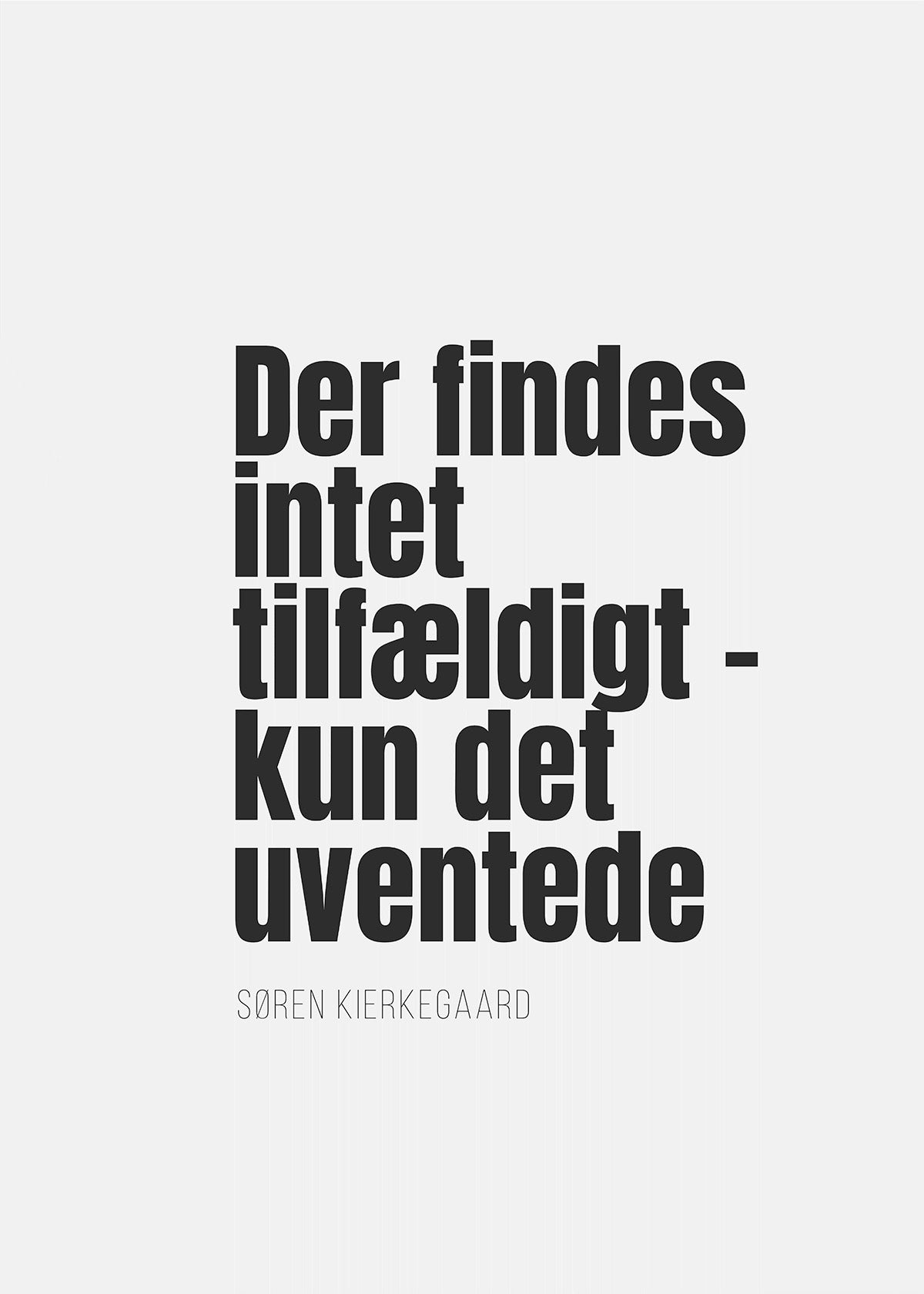 Der findes intet tilfældigt