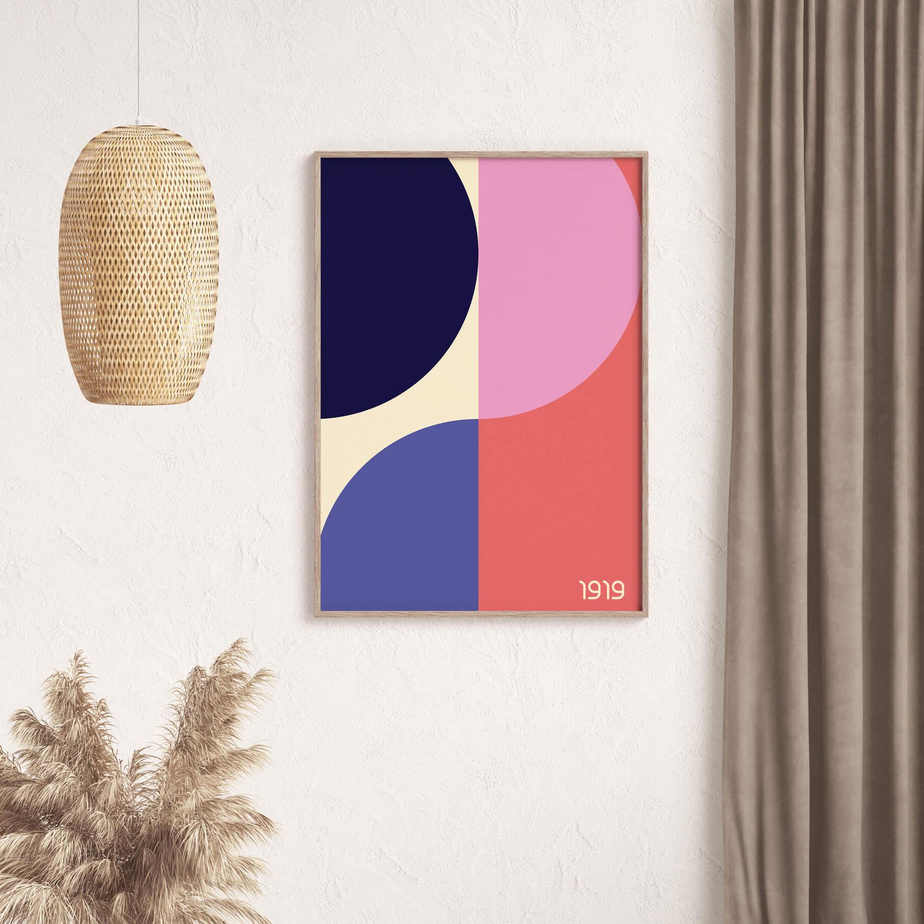 Geometrisk 1919 Billedvæg