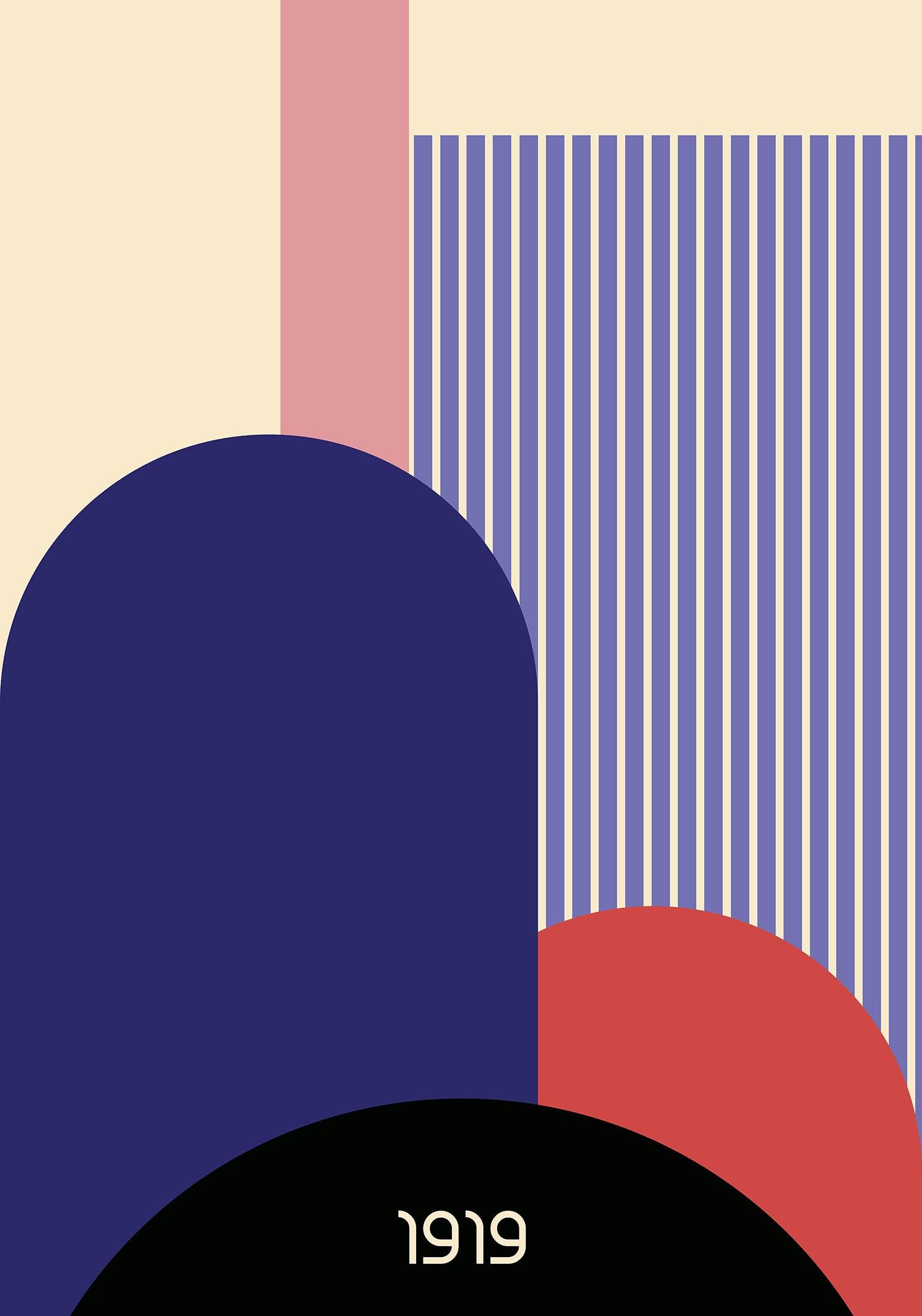 Geometrisk 1919 Billedvæg