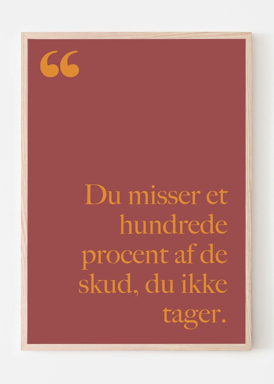 Citat plakat - The Quote Three - WeDoArt