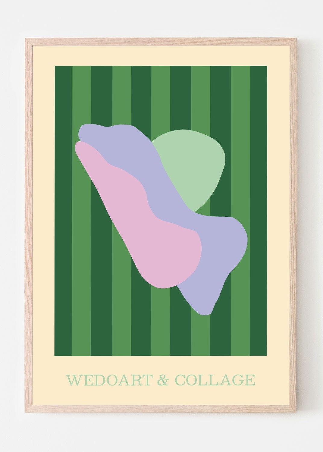 Grafisk plakat i høj kvalitet - The Collage Seven - Collage plakat