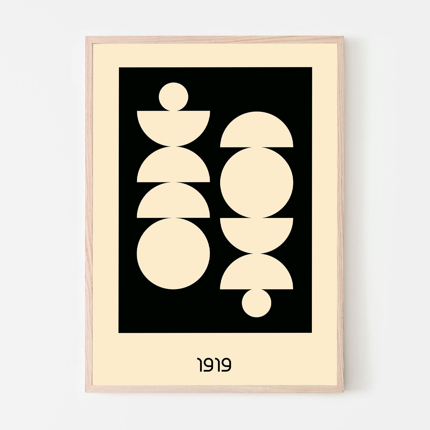 Grafisk plakat - Bauhaus plakat - The Graphic Sixtytwo - WeDoArt