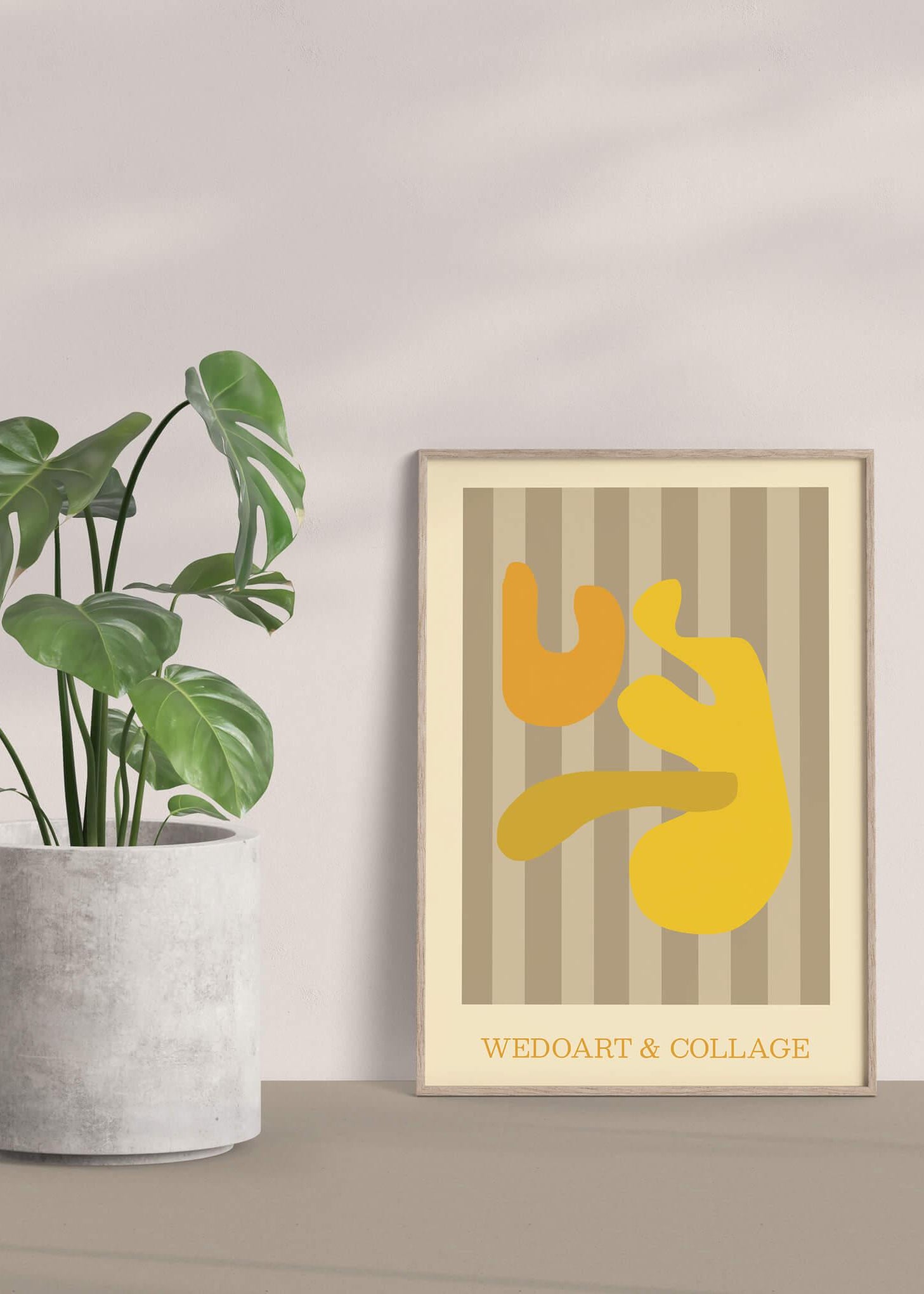 The Collage Eight - WeDoArt Shop - Grafiske plakater og billedrammer i høj kvalitet