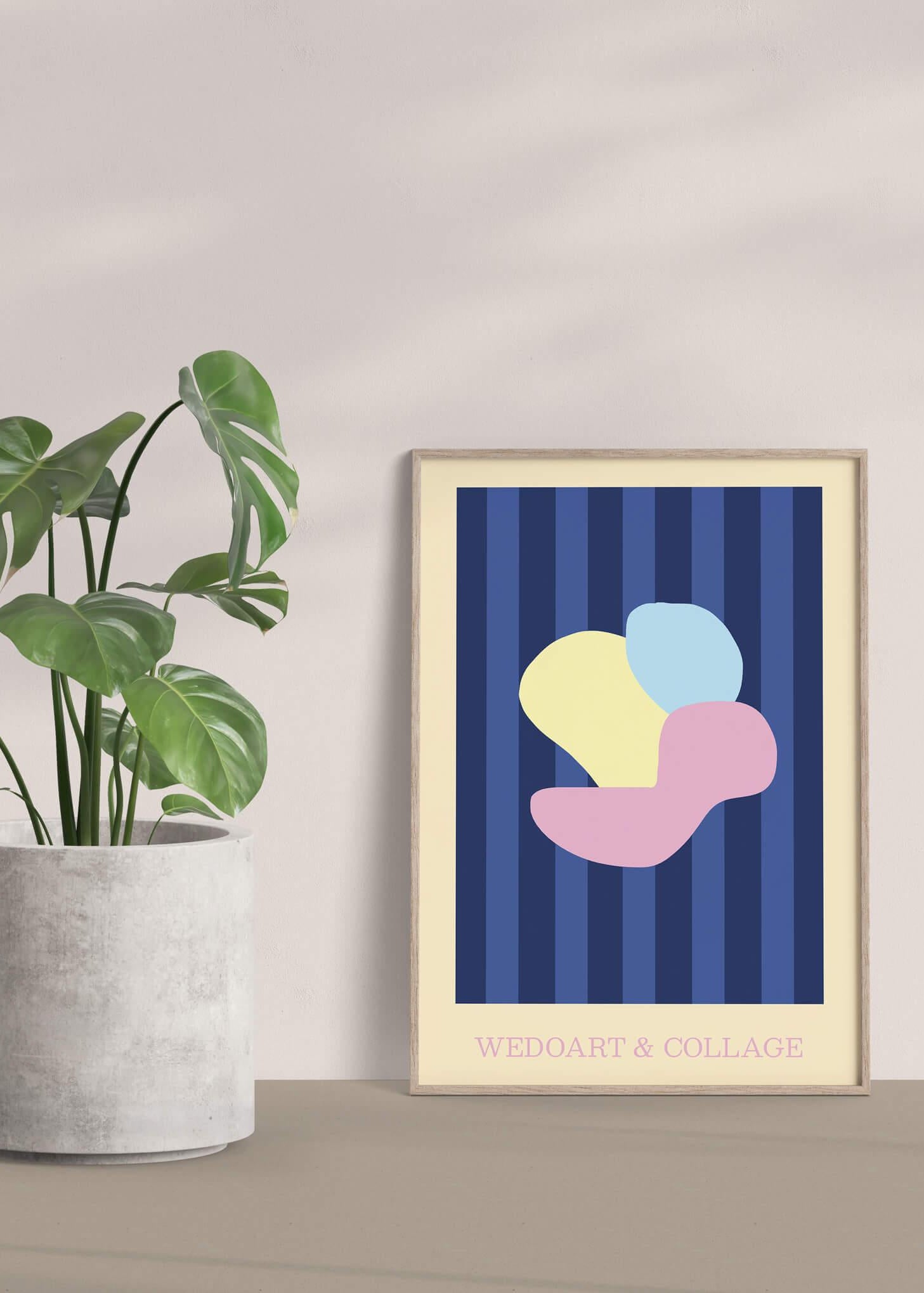 The Collage Five - WeDoArt Shop - Grafiske plakater og billedrammer i høj kvalitet