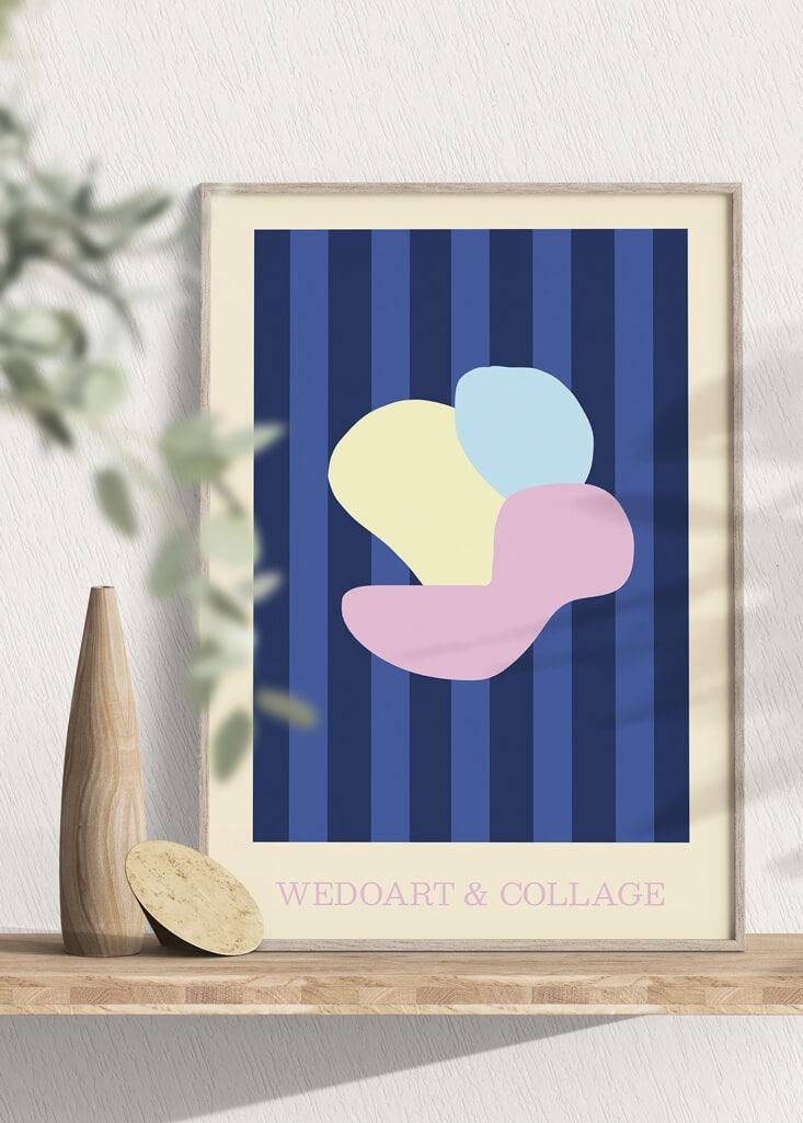 The Collage Five - WeDoArt Shop - Grafiske plakater og billedrammer i høj kvalitet