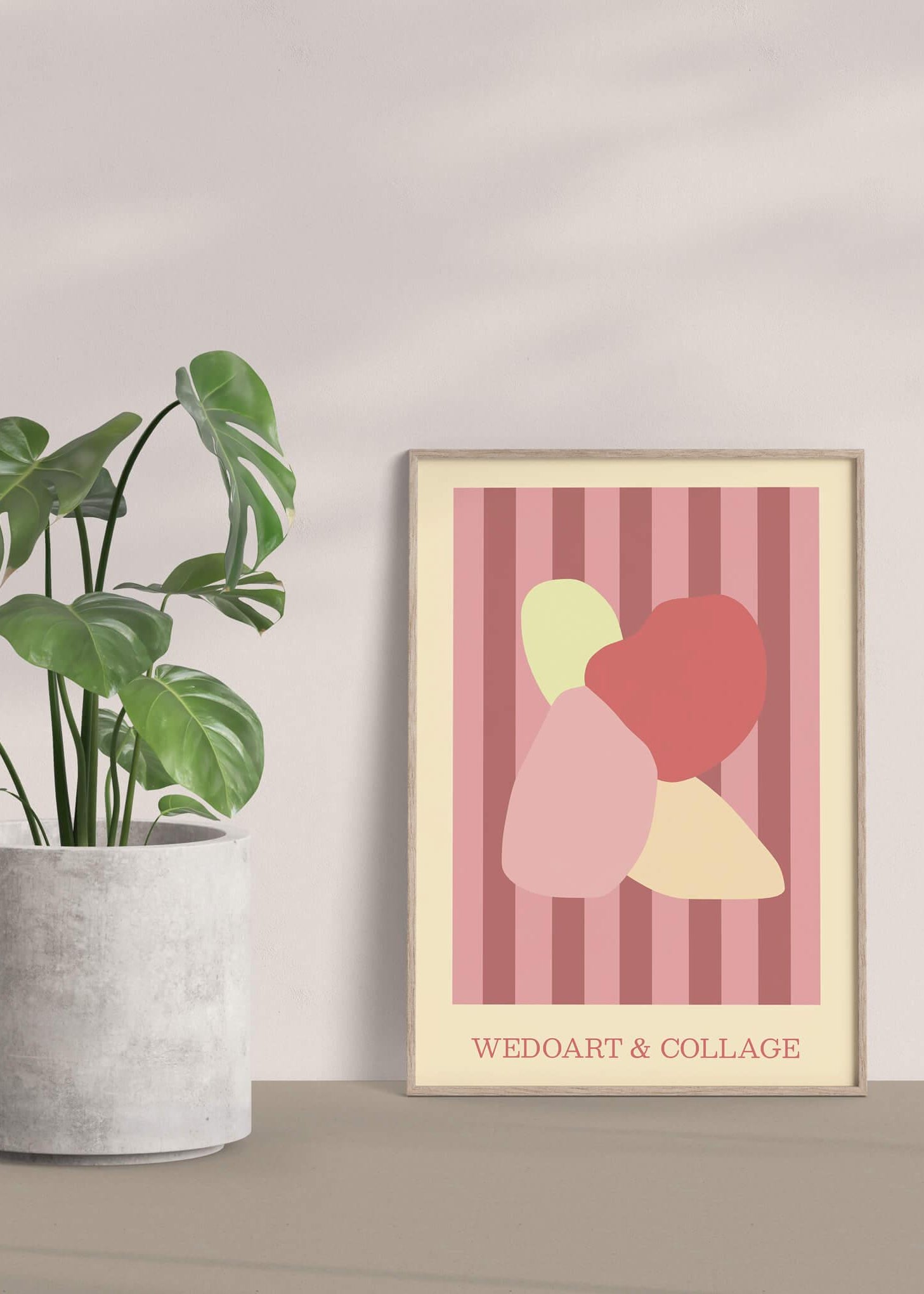 The Collage Four - WeDoArt Shop - Grafiske plakater og billedrammer i høj kvalitet