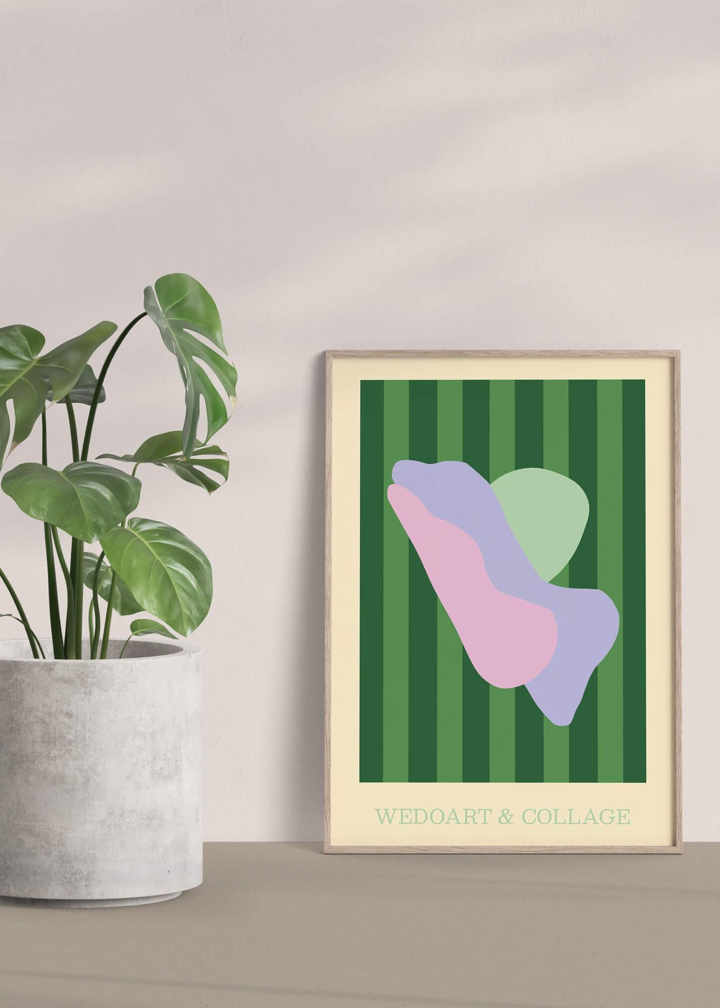 The Collage Seven - WeDoArt Shop - Grafiske plakater og billedrammer i høj kvalitet