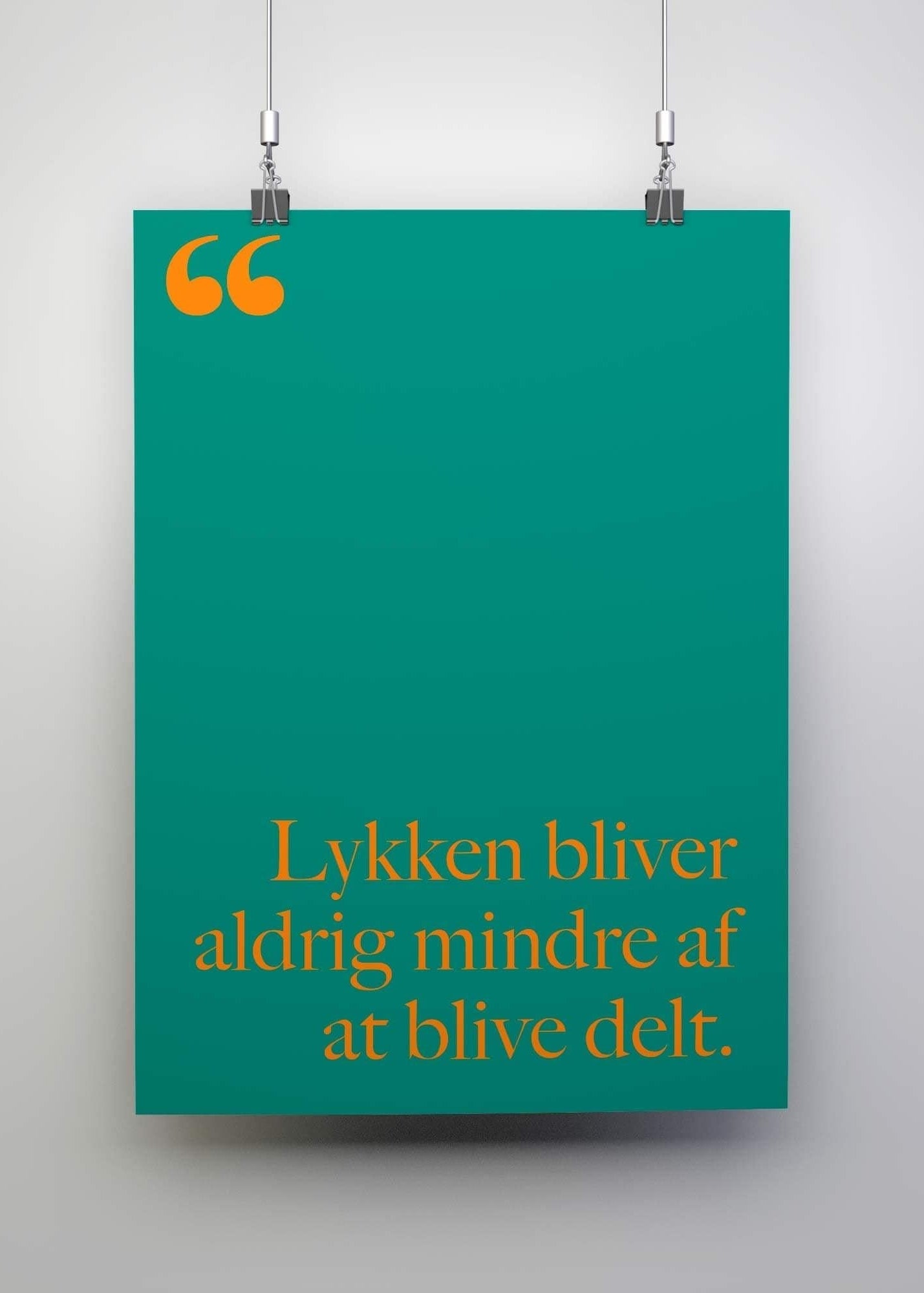 The Quote Four - WeDoArt Shop - Grafiske plakater og billedrammer i høj kvalitet