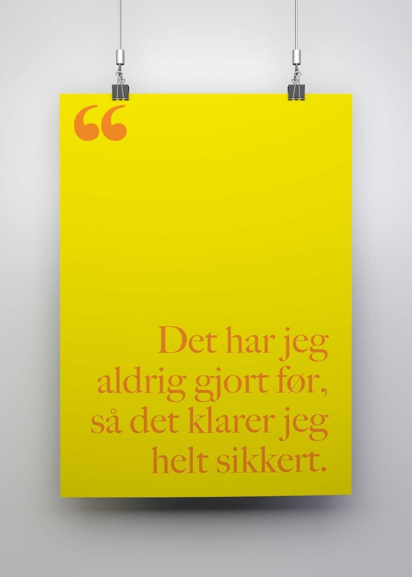 The Quote One - WeDoArt Shop - Grafiske plakater og billedrammer i høj kvalitet